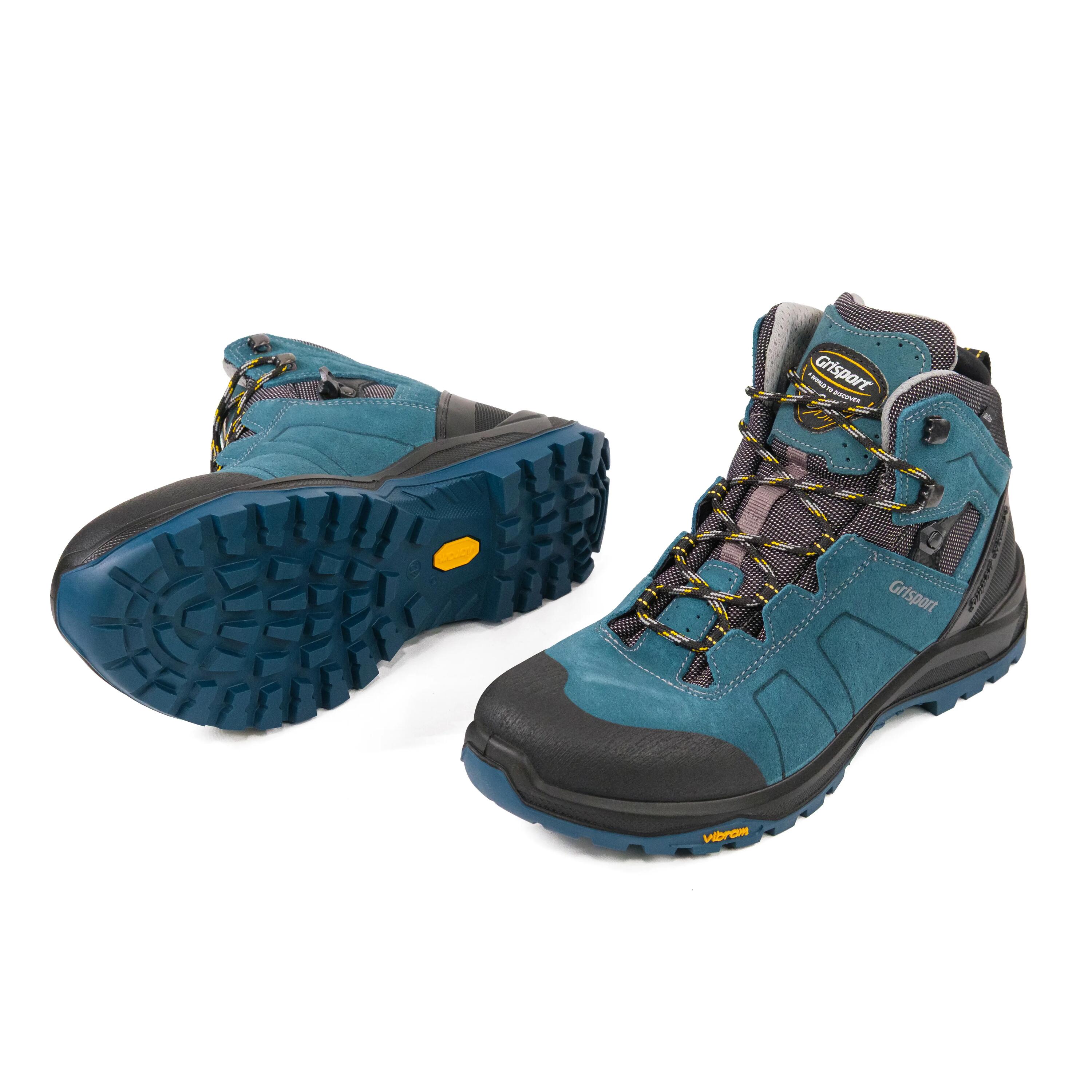 Gritex Men's Mid Ankle Hiking Shoes 14411-S2G-Blue -  3