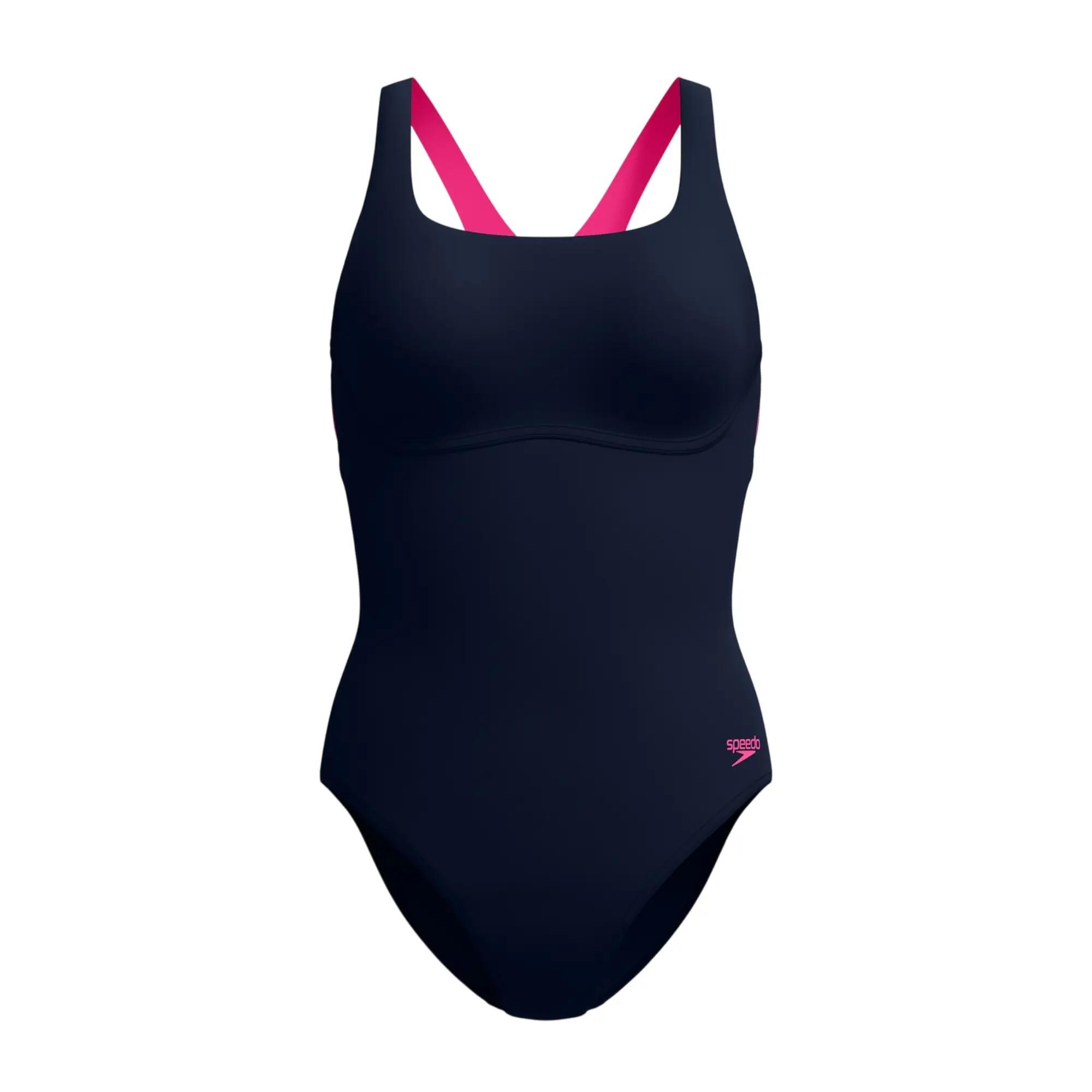 Speedo Womens/Ladies Solid Flex One Piece Swimsuit