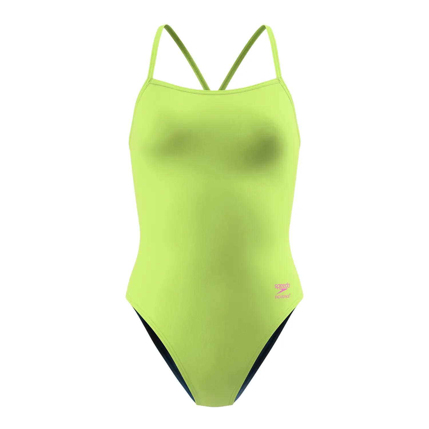 Speedo Womens/Ladies 2.0 Solid V-Cut One Piece Swimsuit