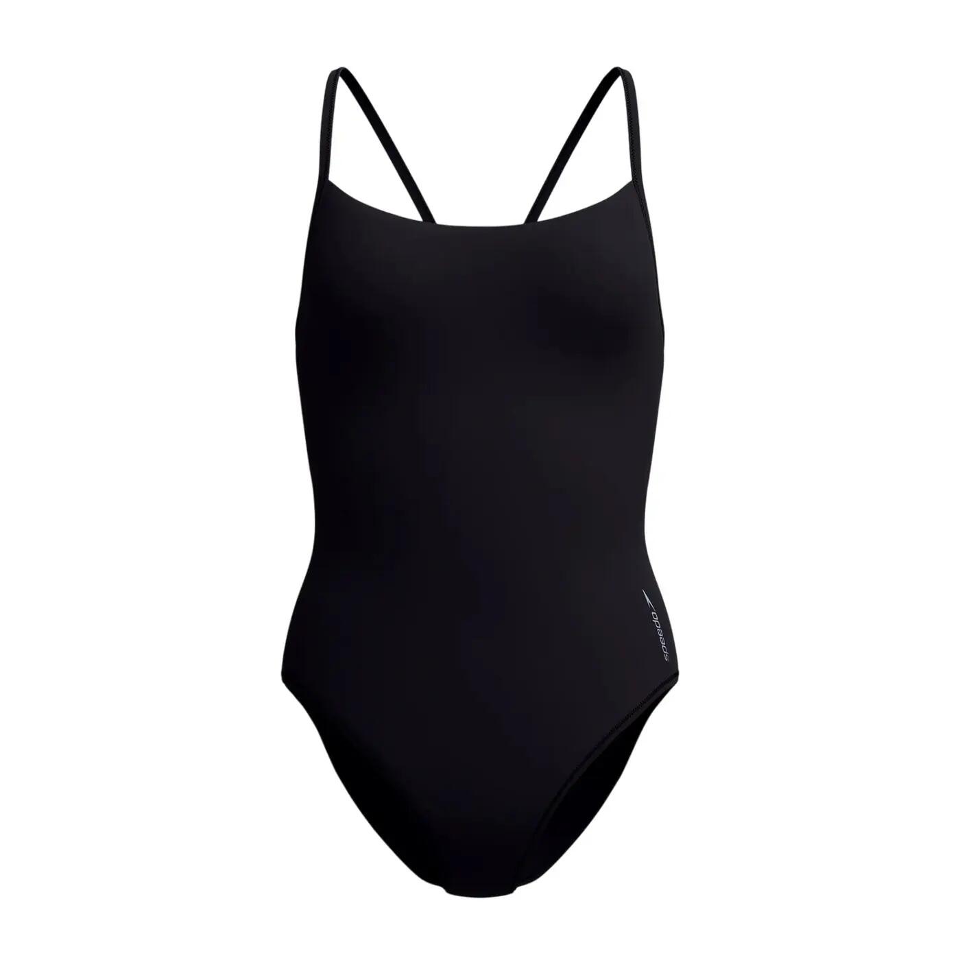Speedo Womens/Ladies Solid Racerback One Piece Swimsuit