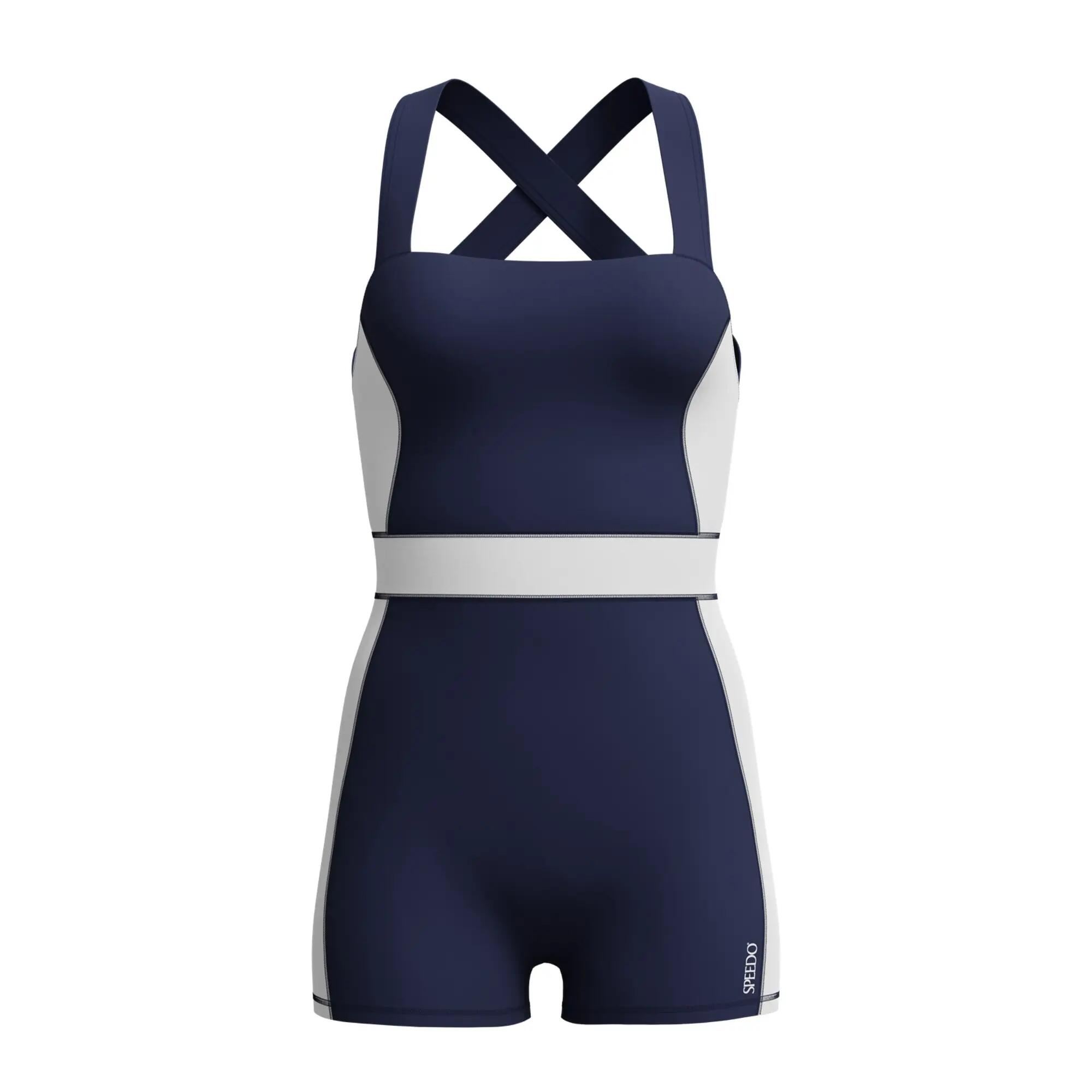 Speedo Womens/Ladies Colour Block One Piece Swimsuit