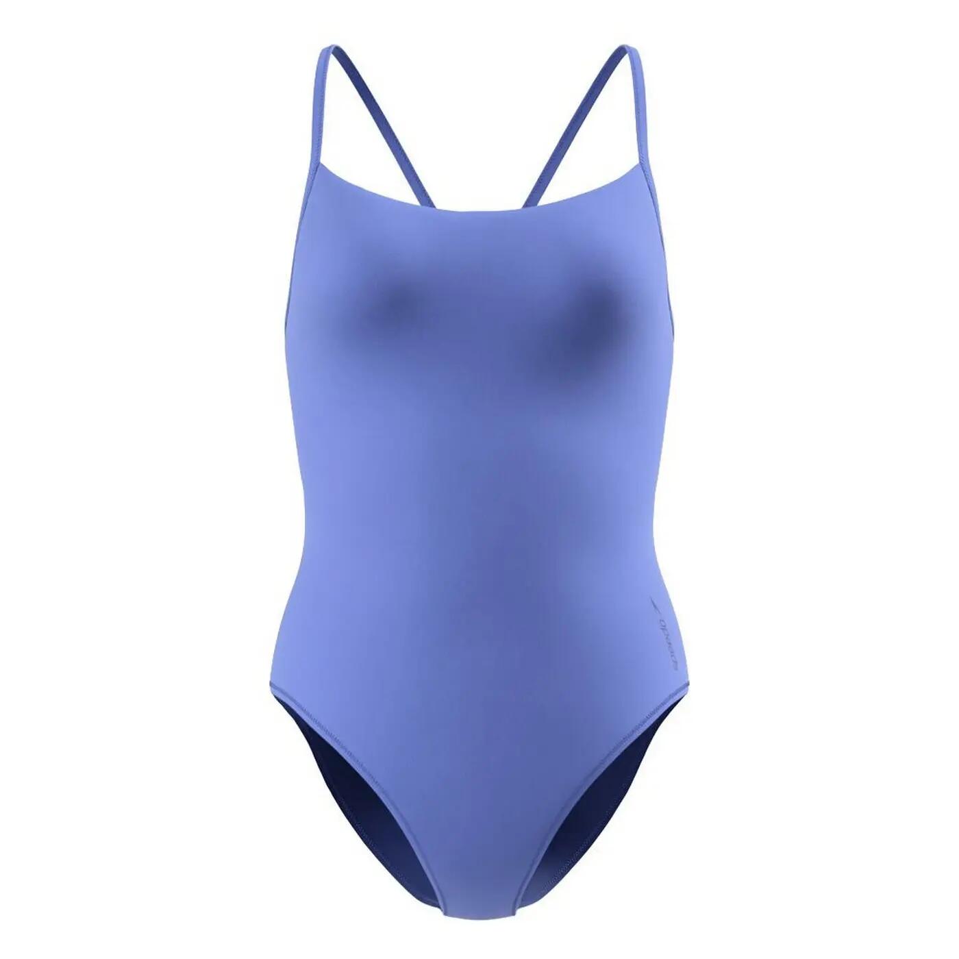Speedo Womens/Ladies Solid Racerback One Piece Swimsuit