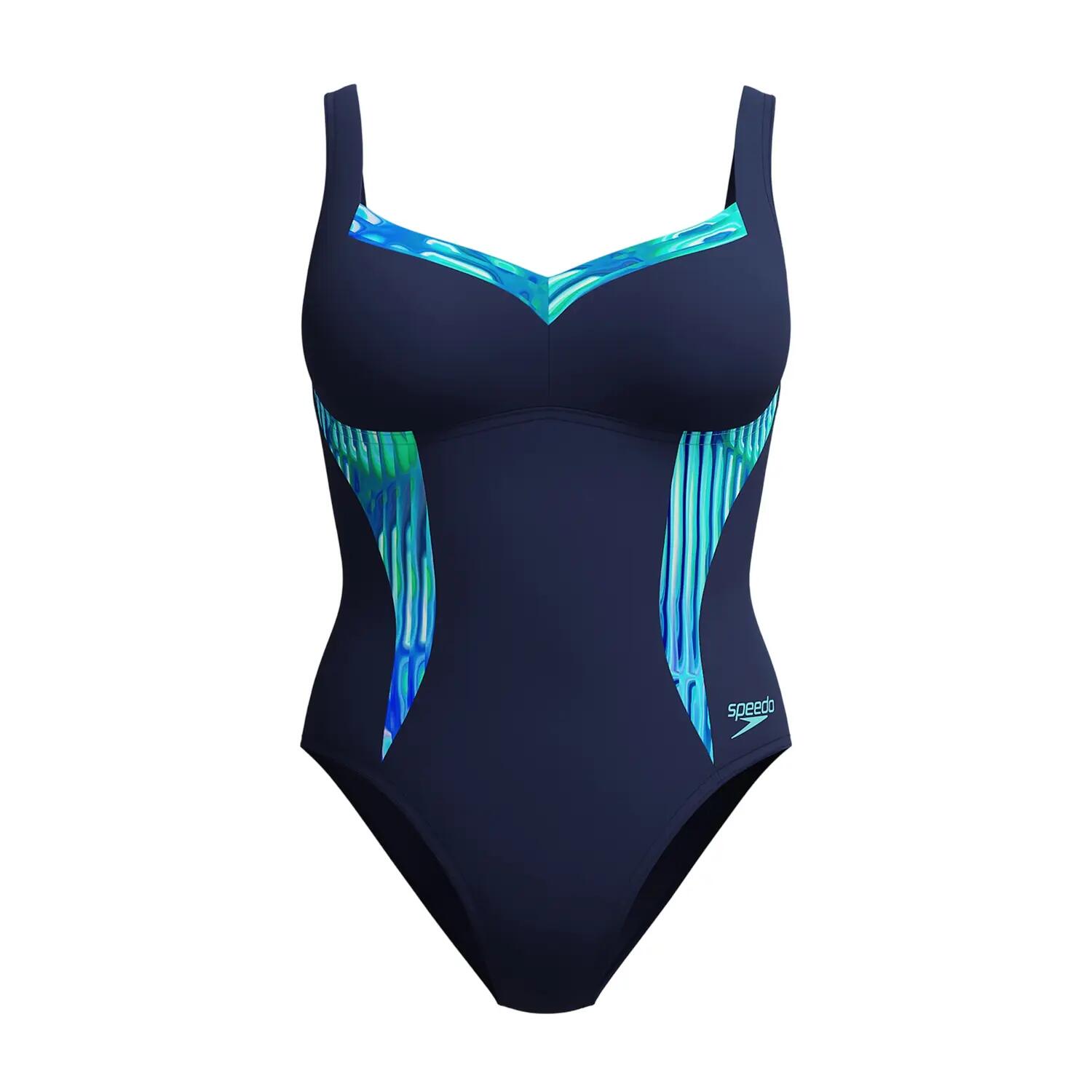 Speedo Womens/Ladies Lunaelustre Printed Shaping One Piece Swimsuit