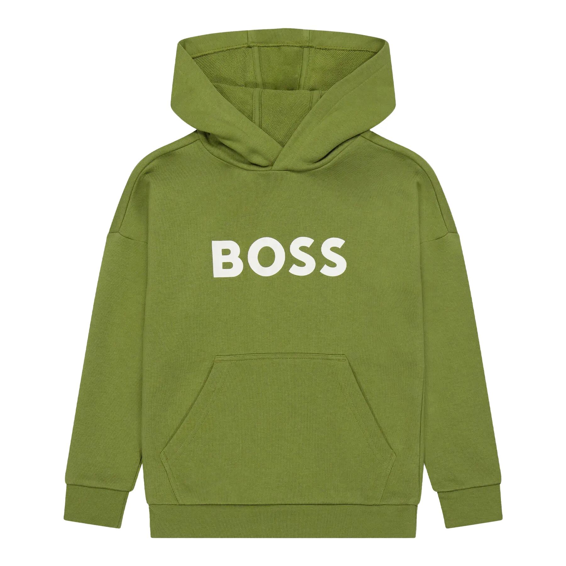 Boss Childrens/Kids Lettering Print Regular Hoodie