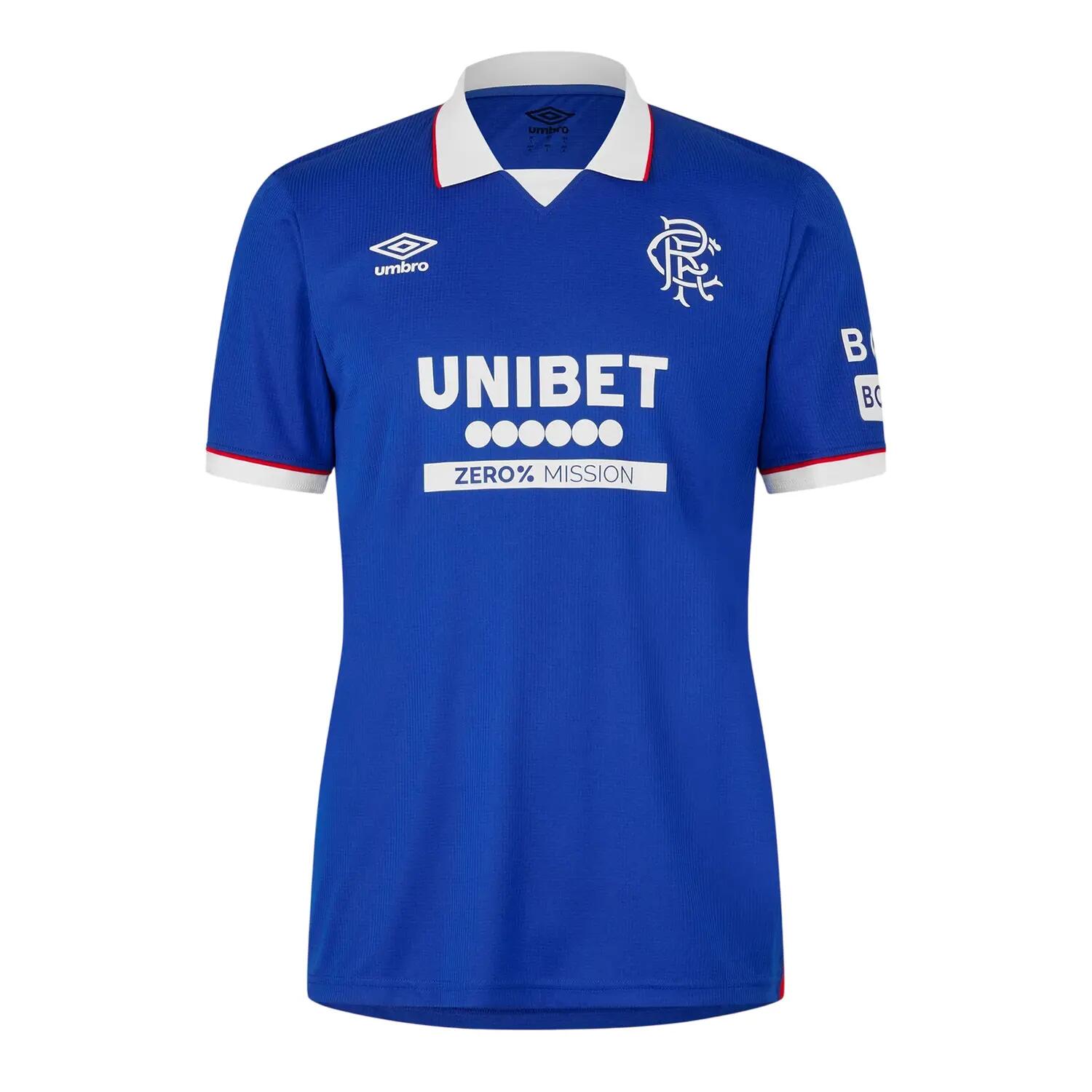 Umbro Mens 2025/2026 Rangers FC Home Shirt