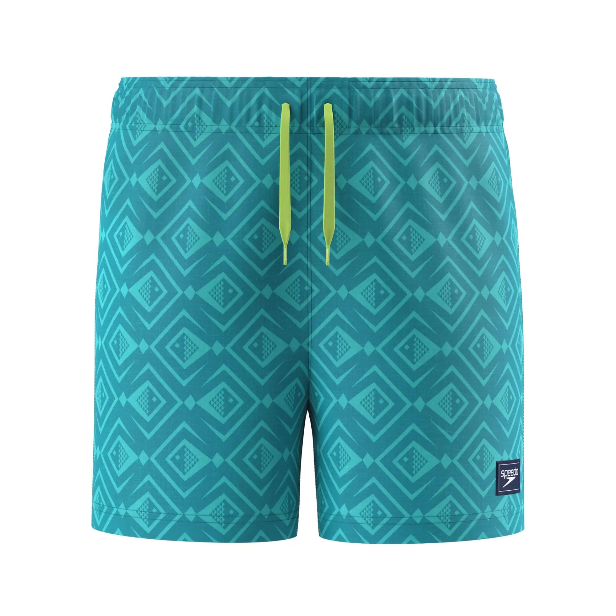 Speedo Mens Volley Geometric Swim Shorts