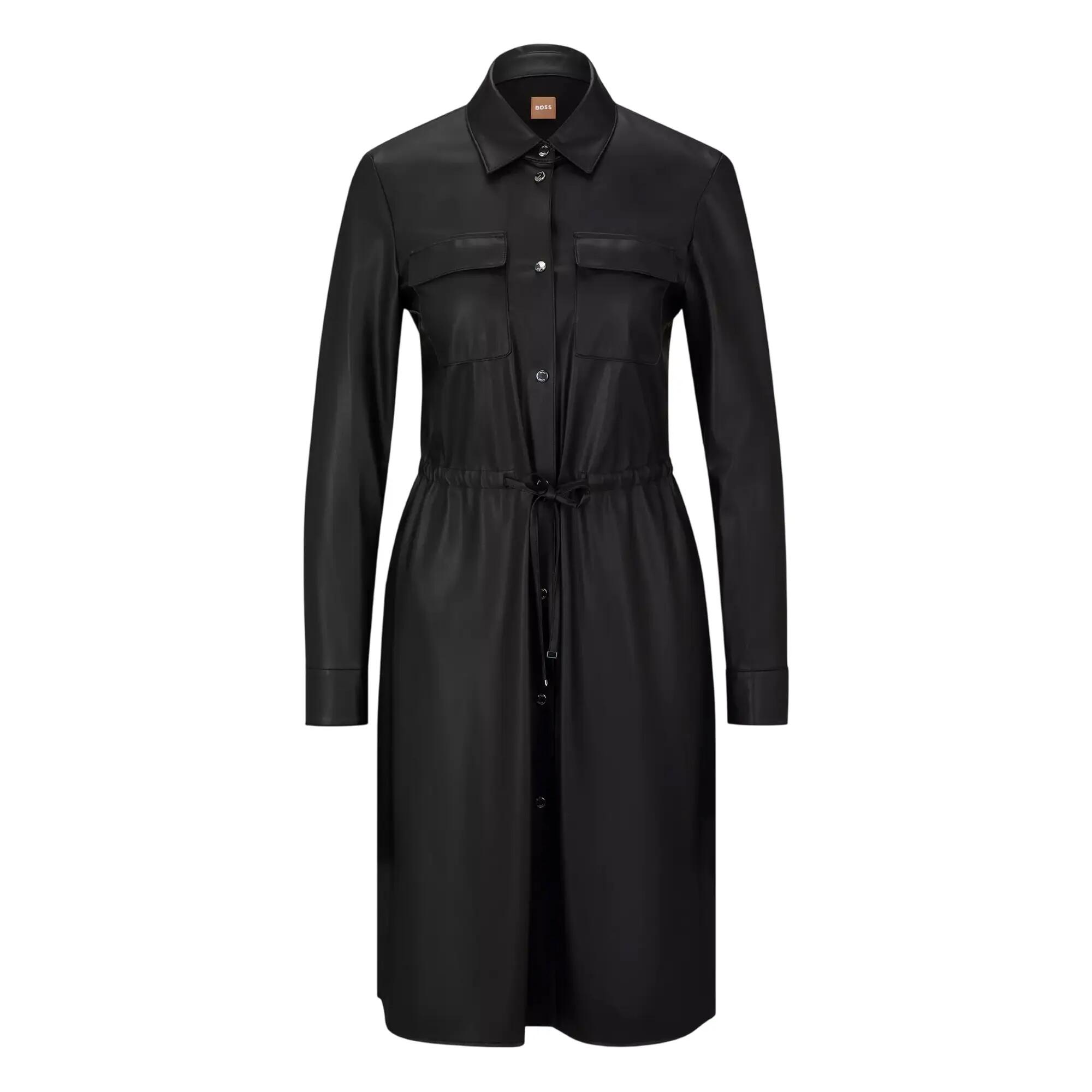 Boss Womens/Ladies Daledy1 Knee Length Long-Sleeved Shirt Dress
