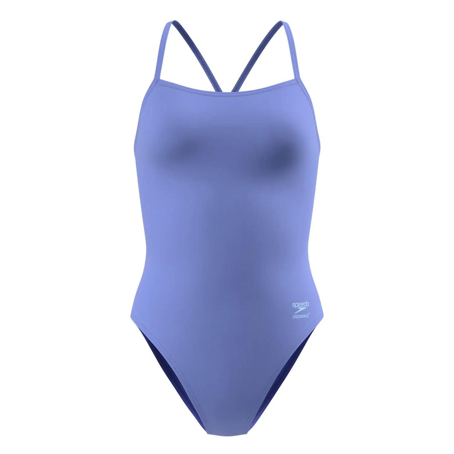 Speedo Womens/Ladies 2.0 Solid V-Cut One Piece Swimsuit