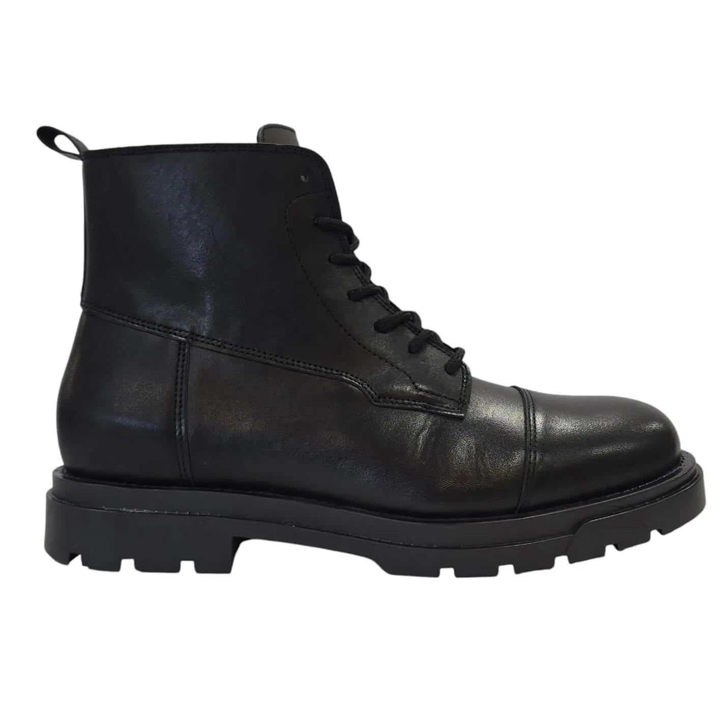 Firetrap Mens Albon Leather Combat Boots