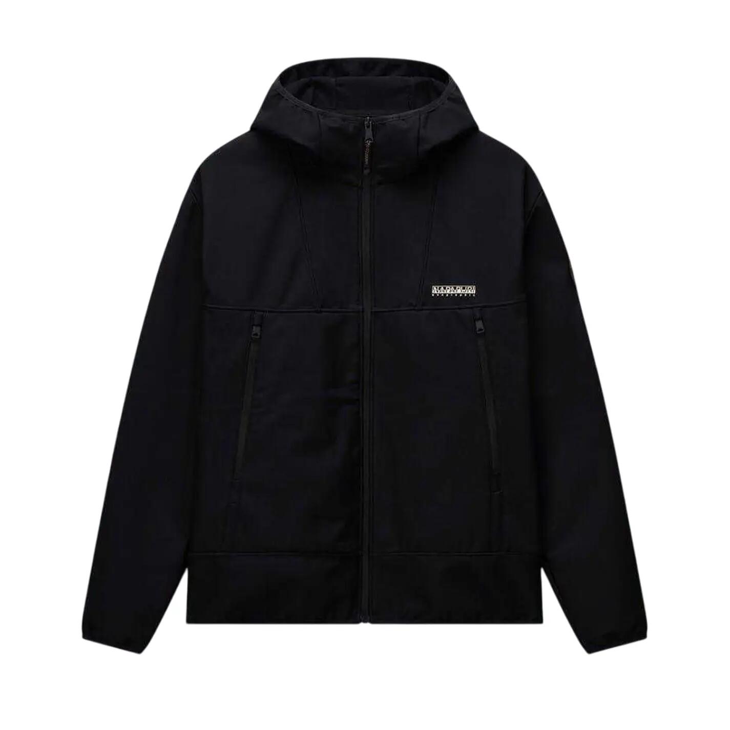 Napapijri Mens Plain Hooded Raincoat