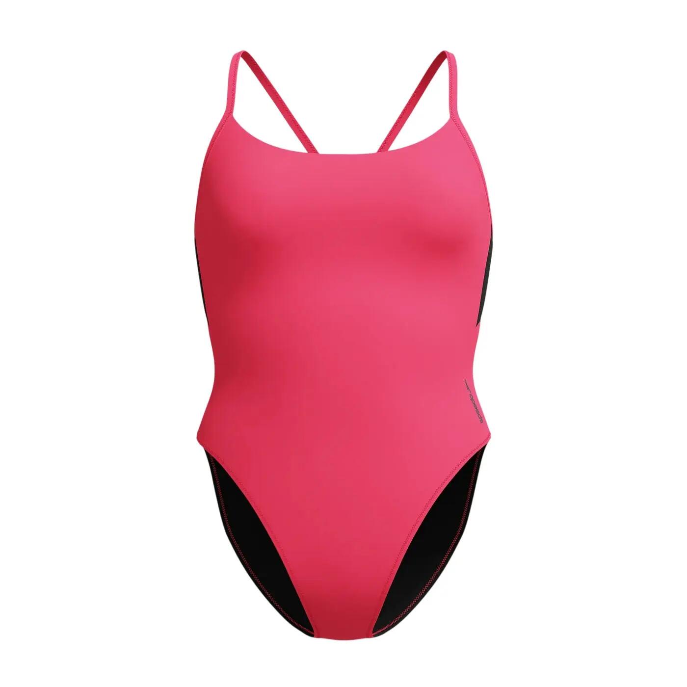 Speedo Womens/Ladies Solid Racerback One Piece Swimsuit