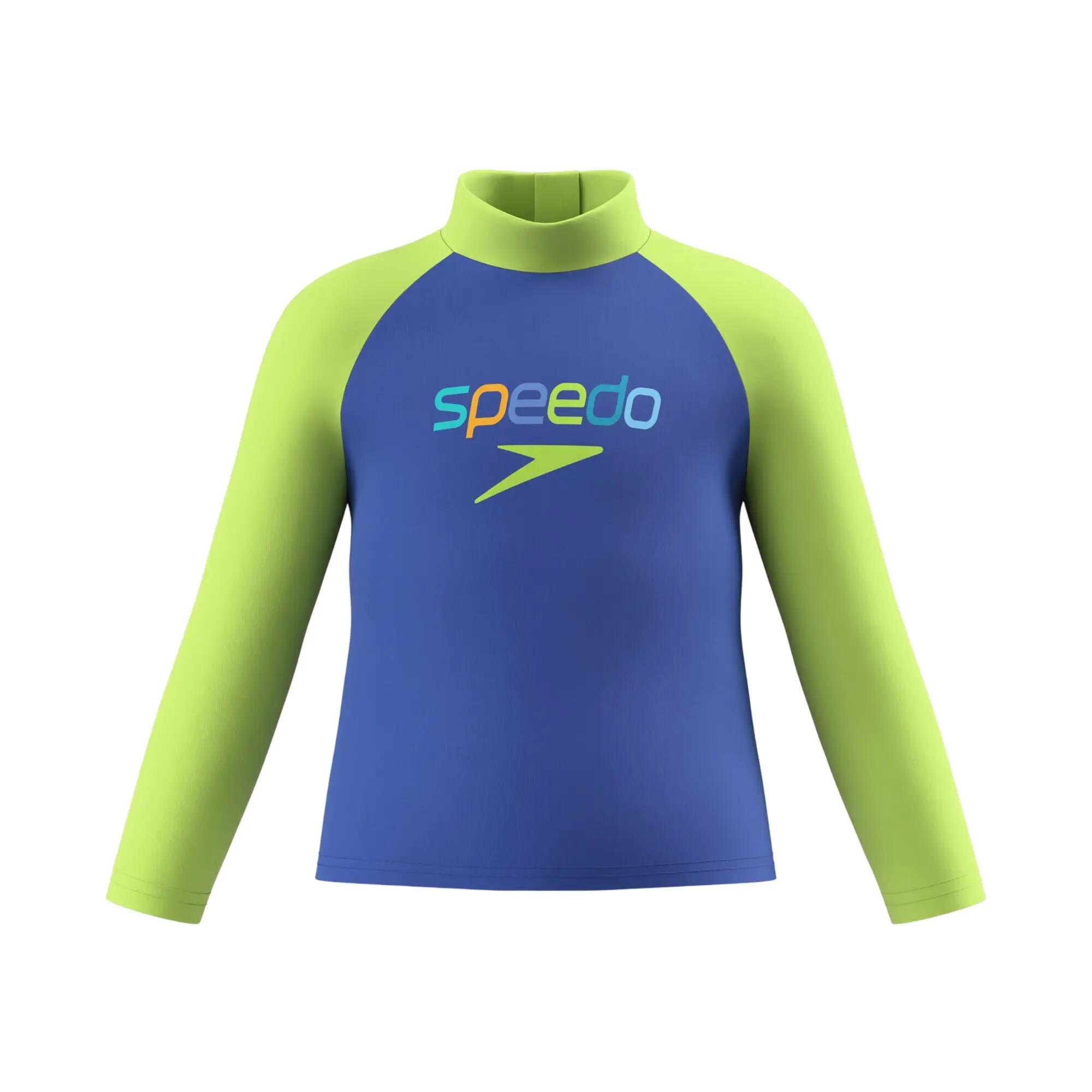 Speedo Childrens/Kids Logo Long-Sleeved Rash Guard