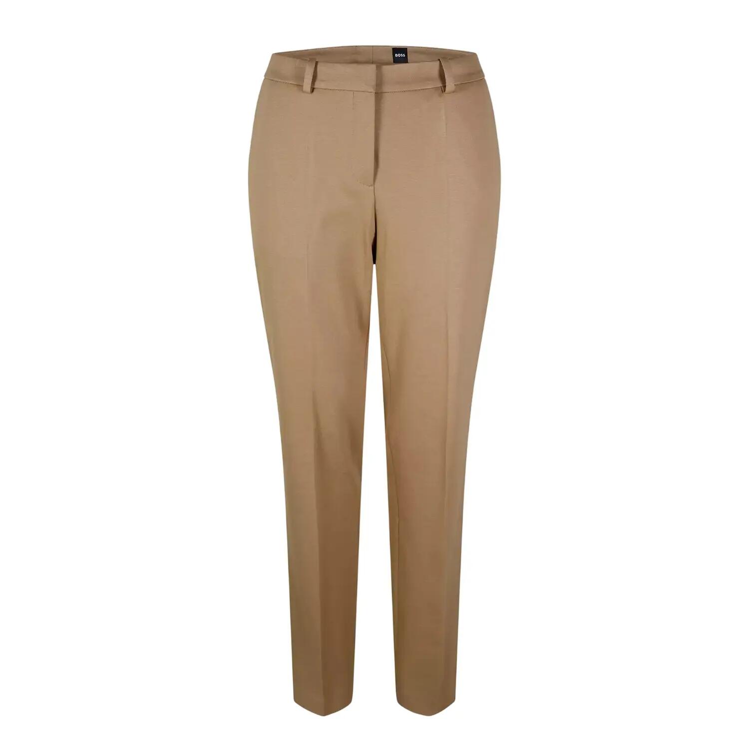 Boss Womens/Ladies Plain Straight Leg Trousers