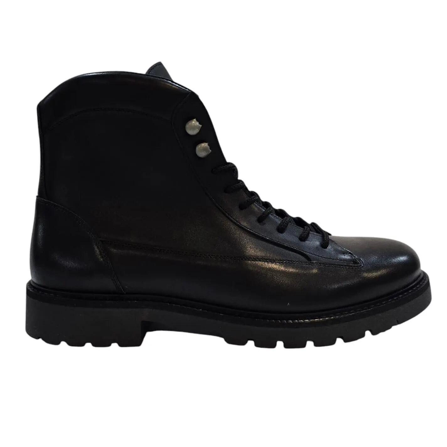 Firetrap Mens Spirit Leather Block Heel Boots