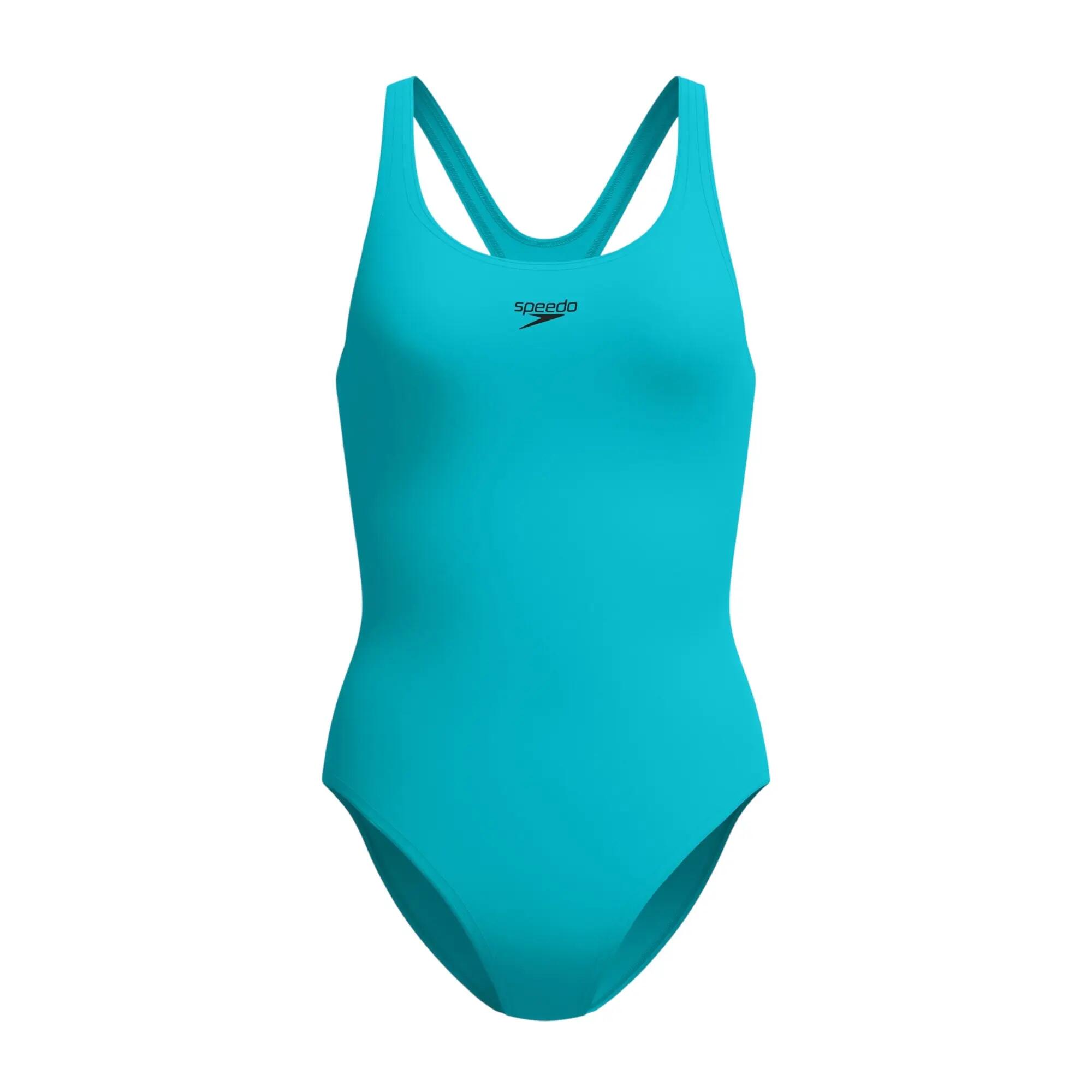 Speedo Womens/Ladies Medalist Plain Endurance+ One Piece Swimsuit