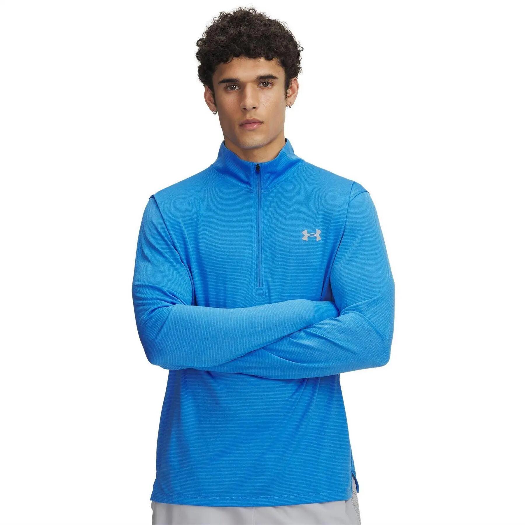 Under Armour Mens Launch Zip Neck Top