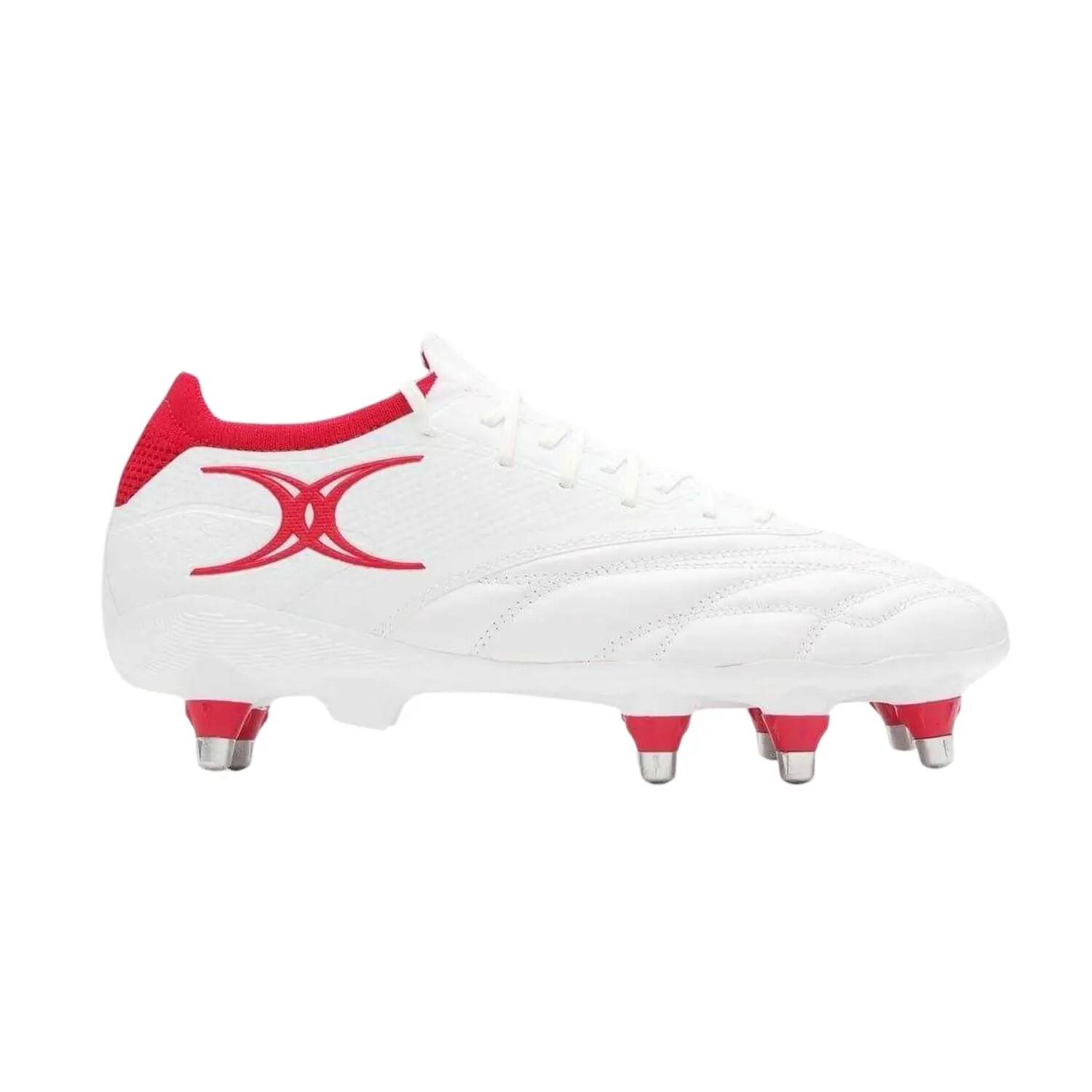Gilbert Unisex Adult Icon Players 8 Leather Soft Ground Rugby Boots