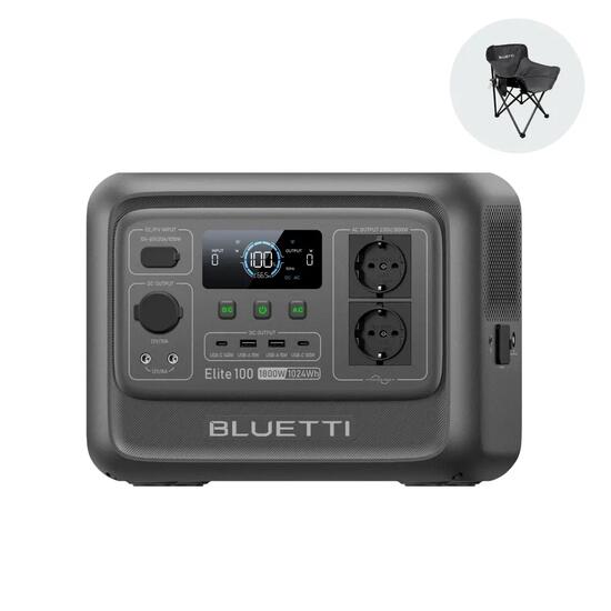 Elite 100 V2 BLUETTI Générateur Électrique Solaire 1024Wh pour Camping