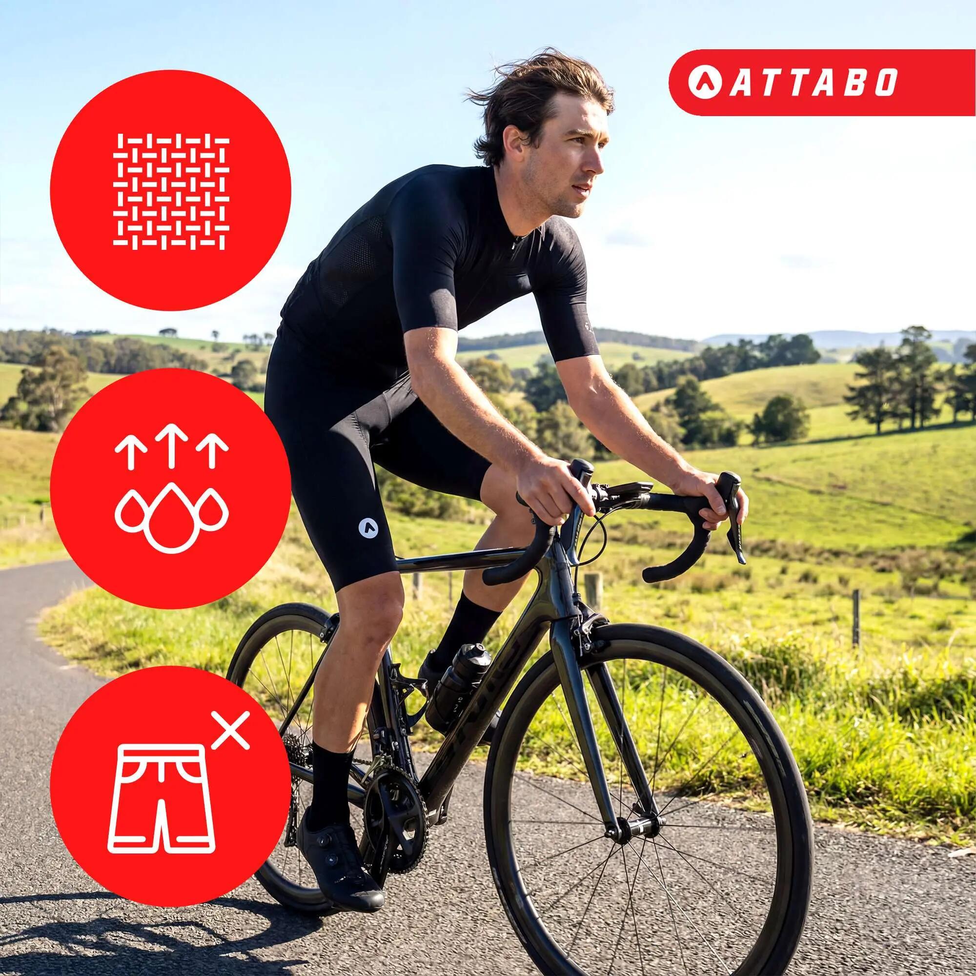 ATTABO Heren Fietsbroek Kirun Bib Shorts 5/5