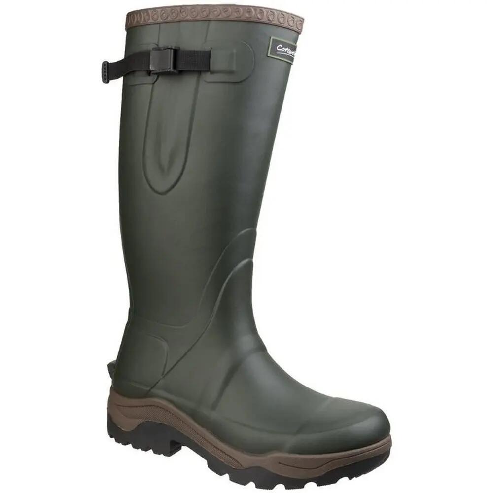 Mens Compass Neoprene Gummistiefel Damen und Herren Grün 6/6