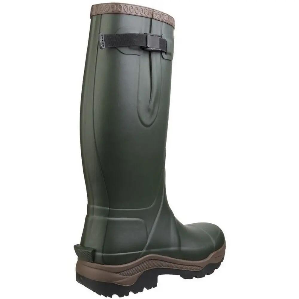 Mens Compass Neoprene Gummistiefel Damen und Herren Grün 4/6