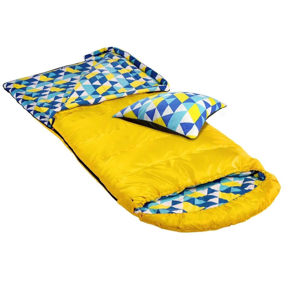 Sac de couchage rectangulaire Dundee avec oreiller Sleepyhead – Zip à gauche 3/11