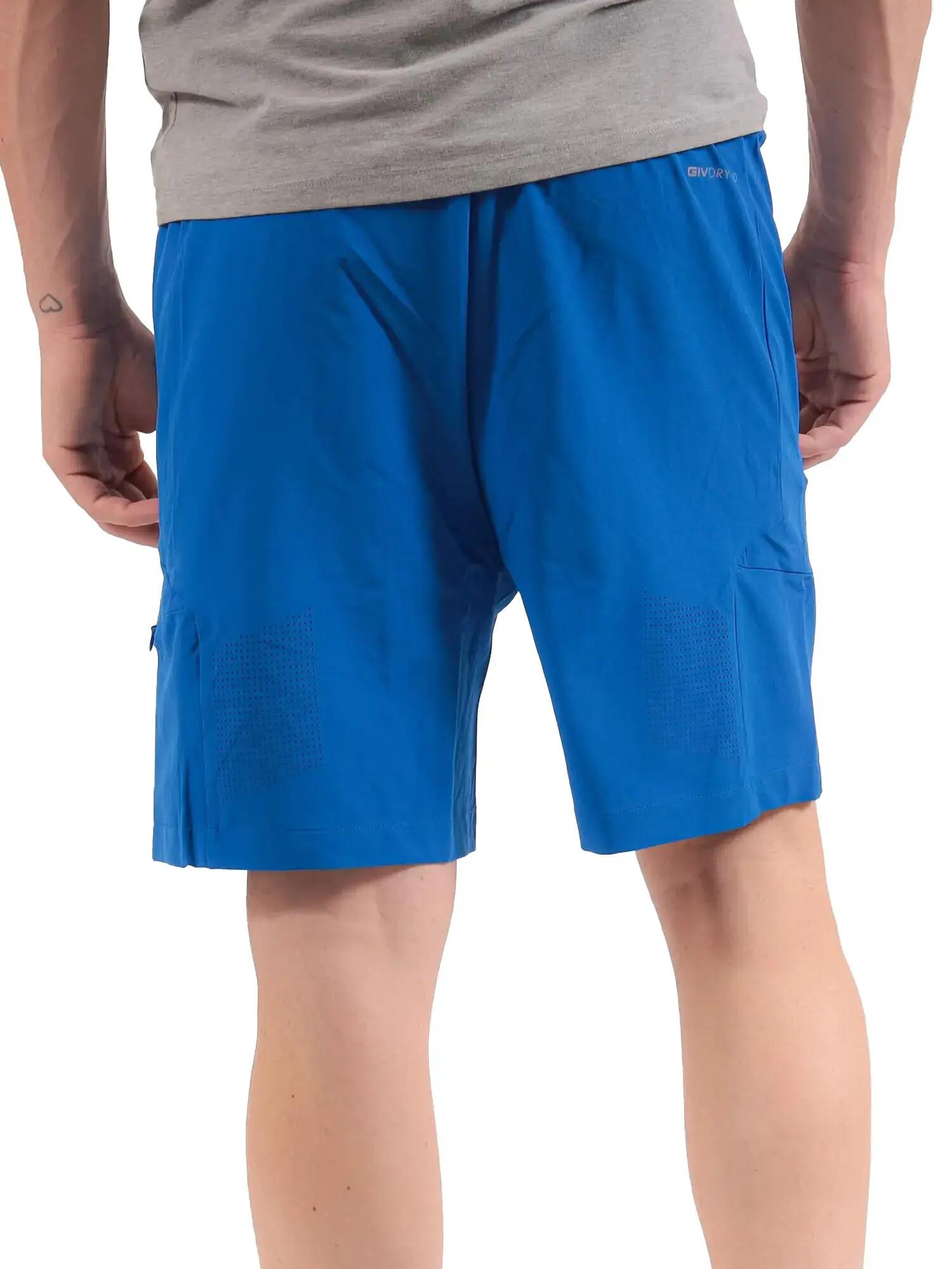 Bermuda uomo givova azzurro 3/5