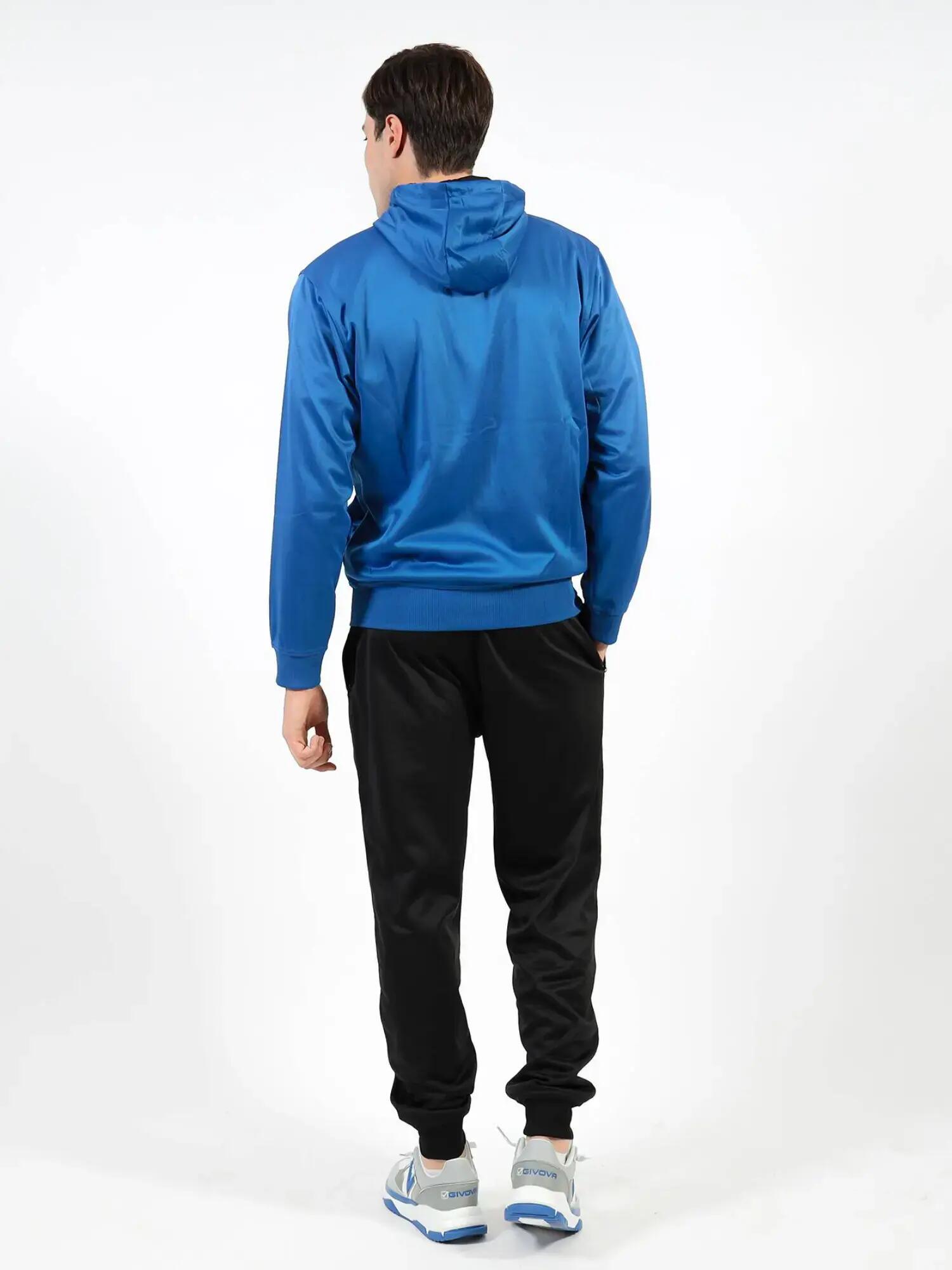 TUTA complete uomo ( acetato-poliestere) givova azzurro/nero 4/7