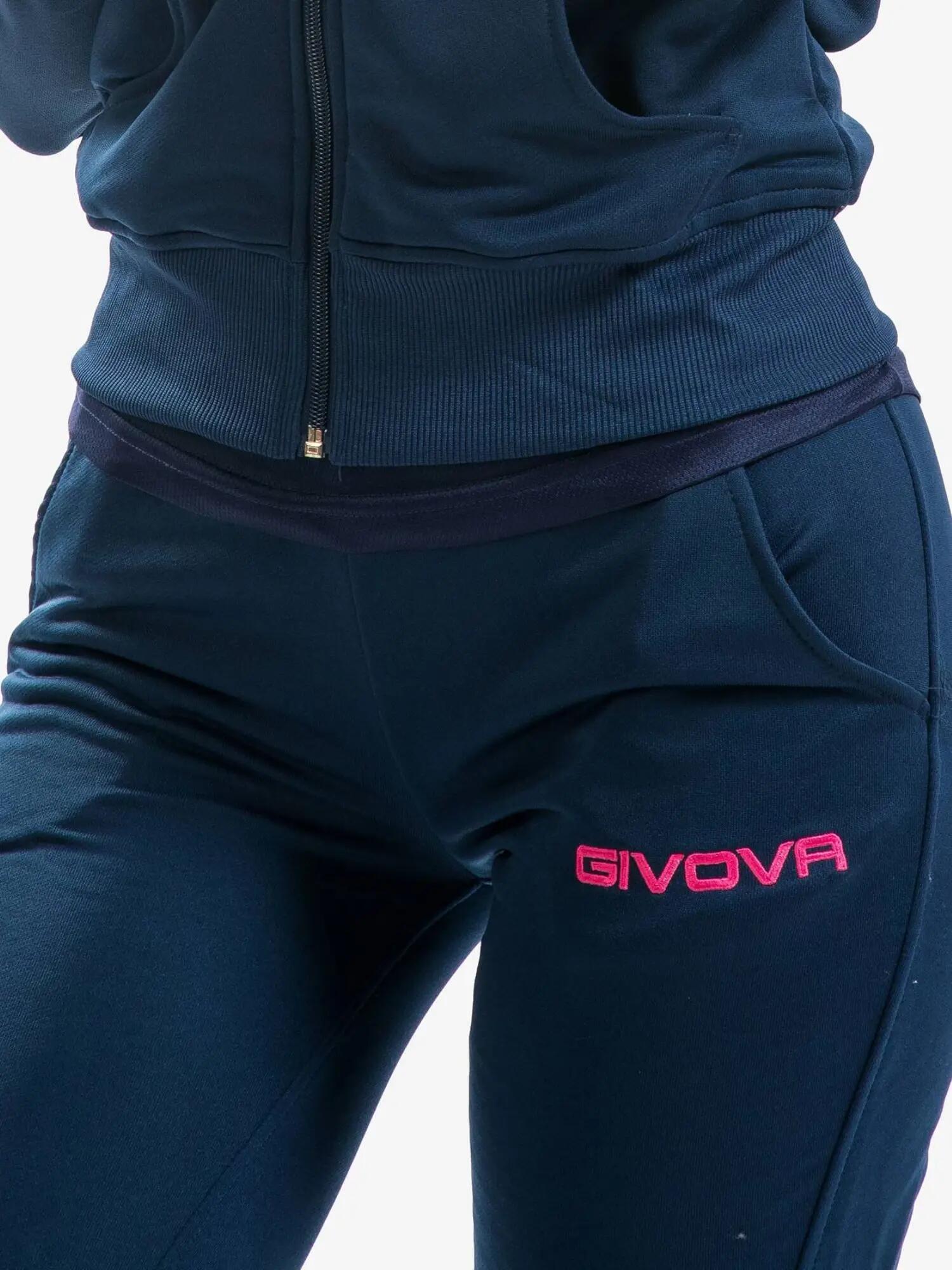 TUTA complete donna ( acetato-poliestere) givova blu/fuxia 4/7