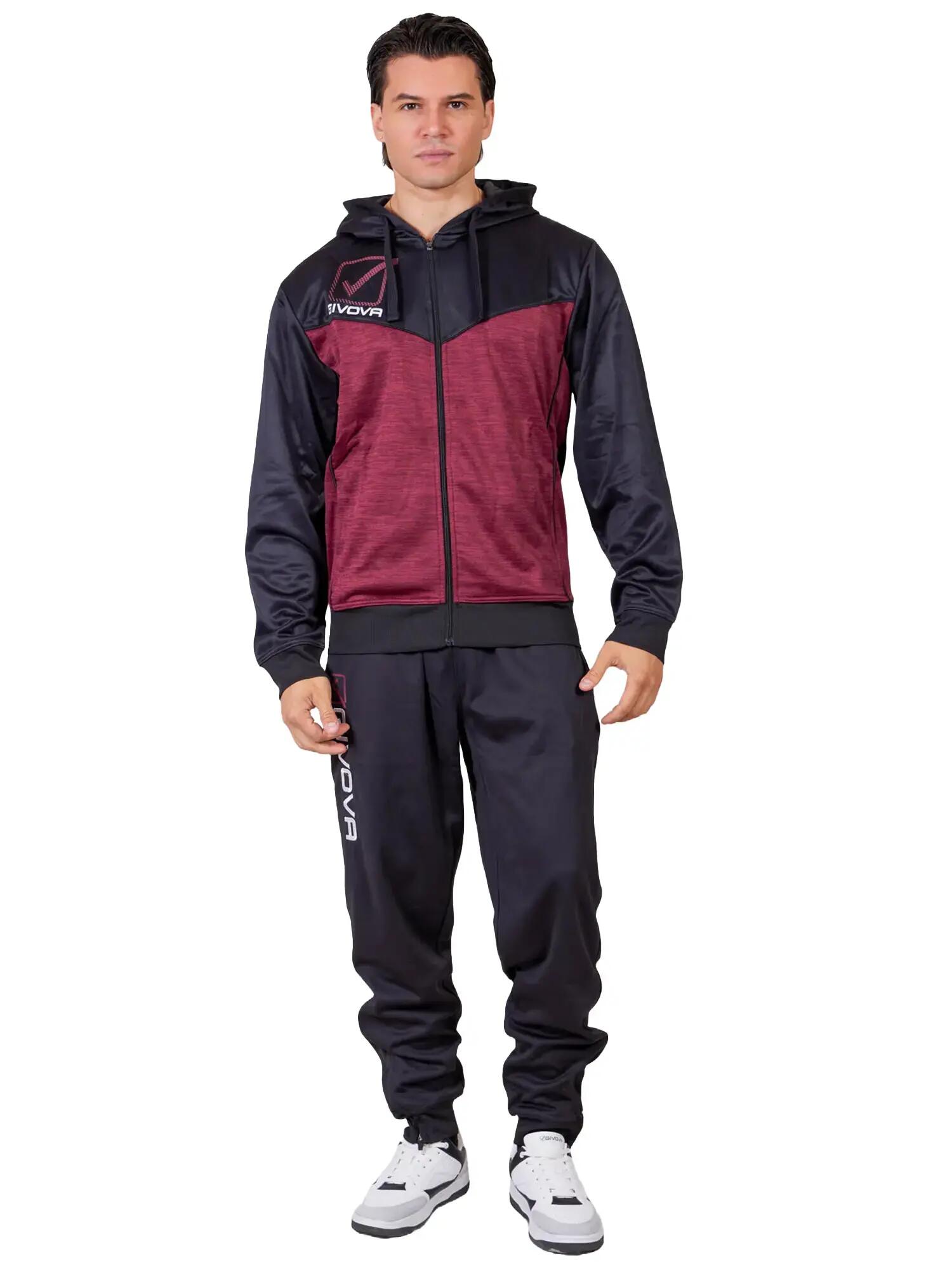 Trainingsanzug mit Fleece-Kapuze Givova Visa 2/4