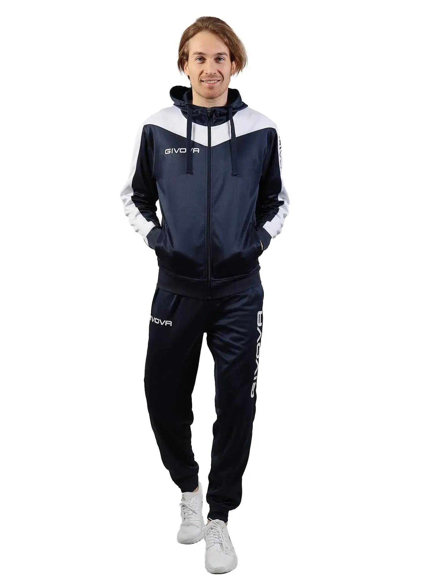 Hooded fleece trainingspak Givova Roma 2/5
