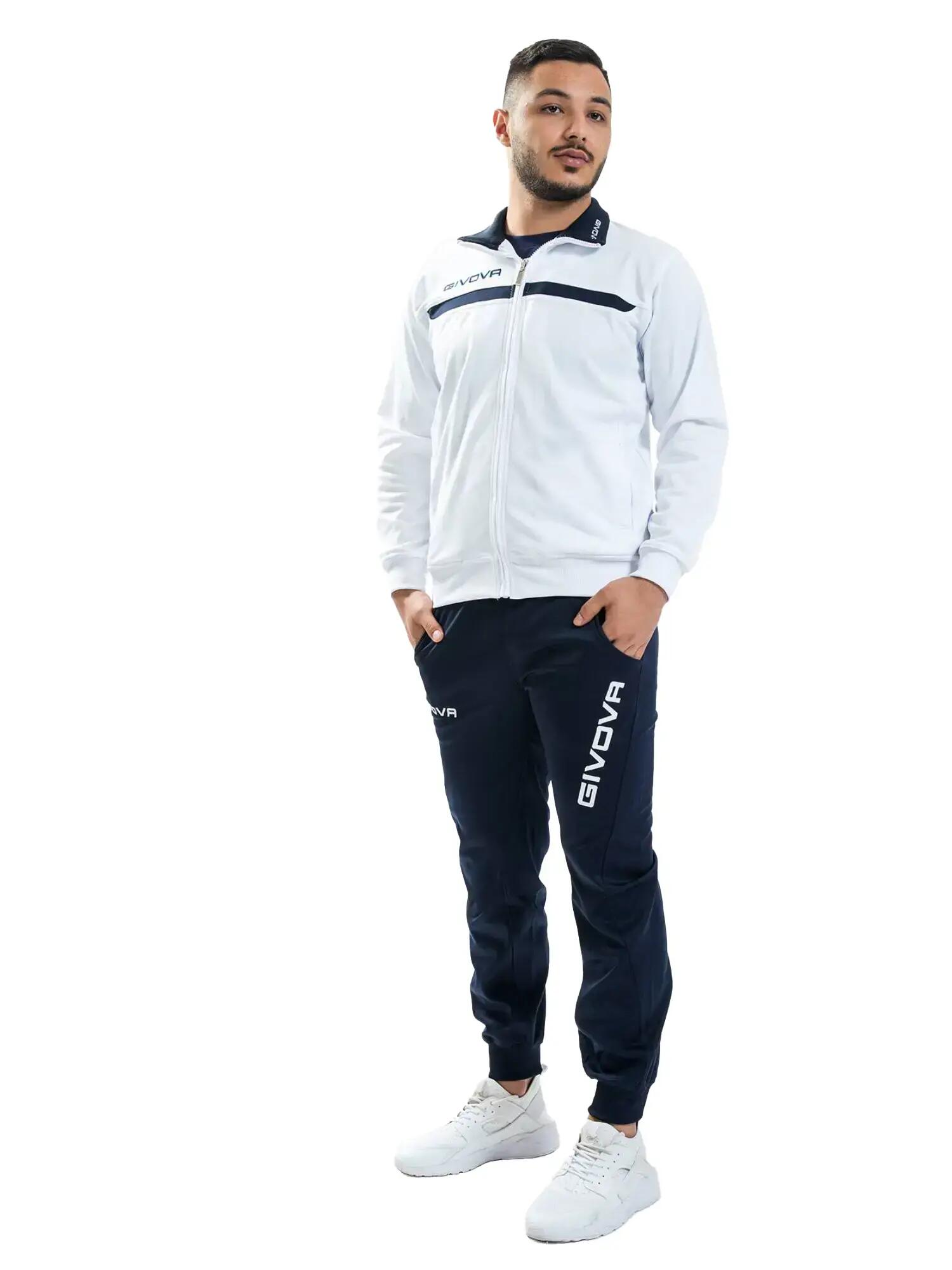 TUTA complete uomo givova bianco /blu 2/7