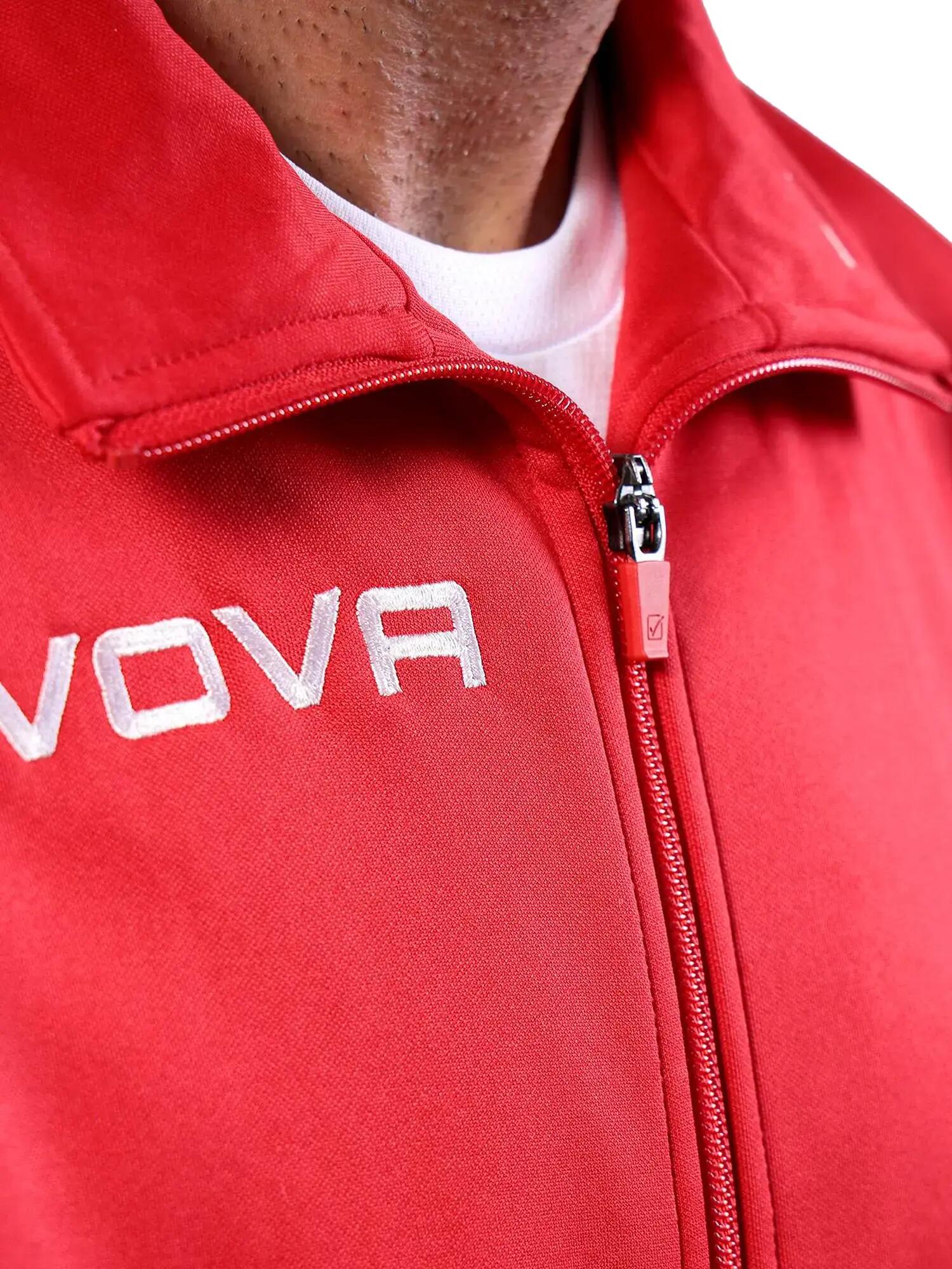 Sudadera Adulto Técnica Mono 500 Givova Rojo Poliéster 4/7
