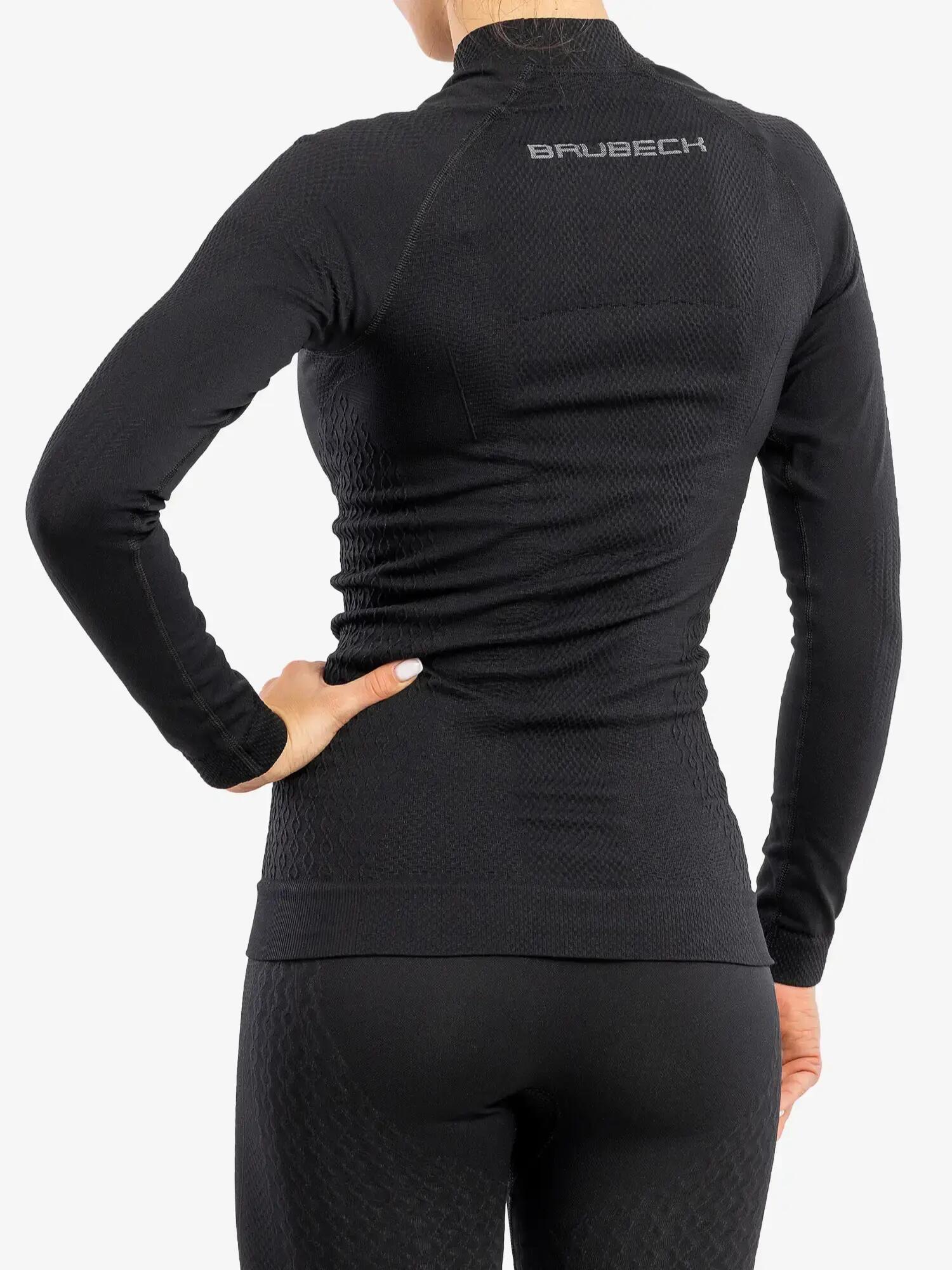 T-shirt da trekking donna Brubeck Extreme Thermo LS15280 Women nero L 7/7