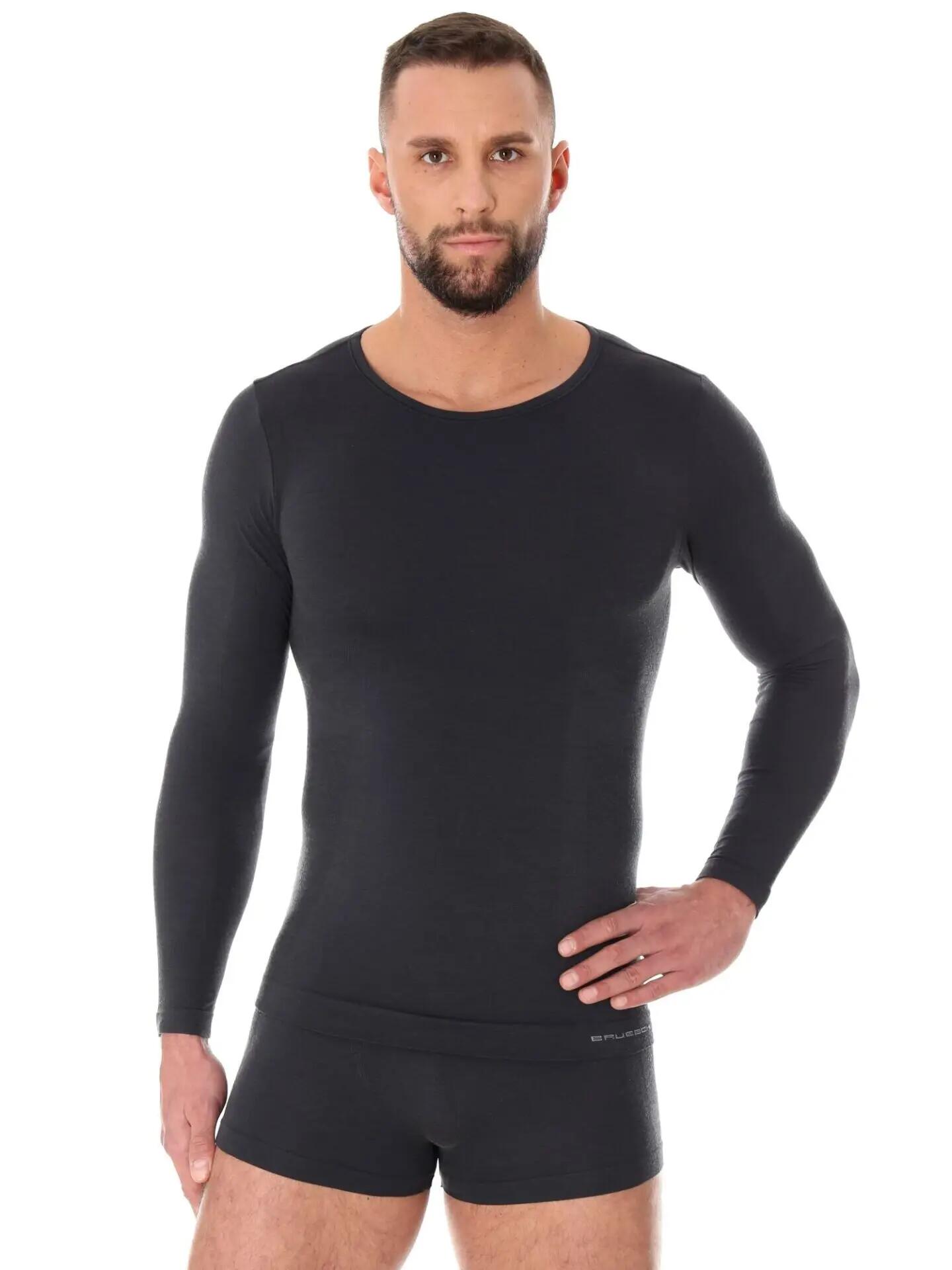 COMFORT WOOL Férfi hosszú ujjú merinó gyapjú aláöltözet felső 1/7