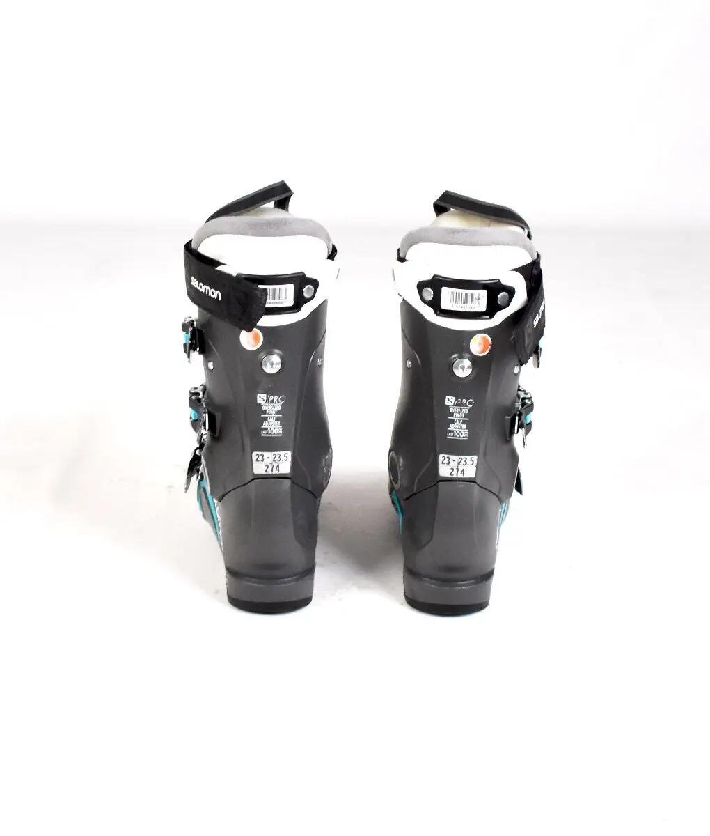 RECONDITIONNE - Chaussure de ski Occasion Salomon S/Pro R90 W (grise) - BON 2/2