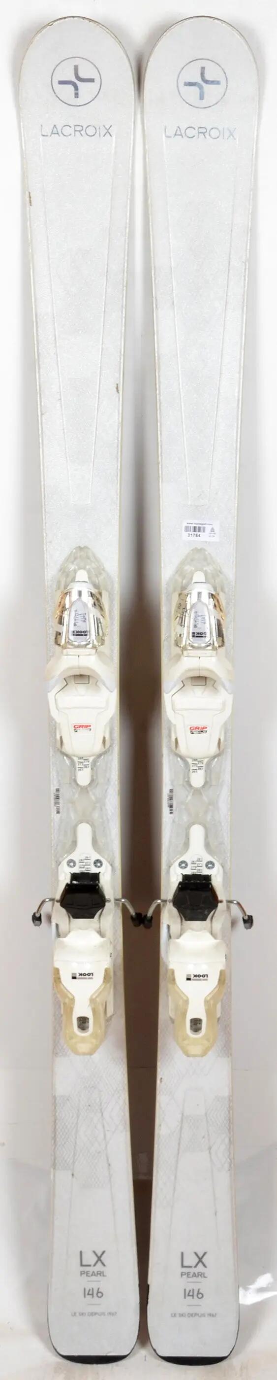 RECONDITIONNE - Skis LACROIX LX PEARL full white - BON 1/1