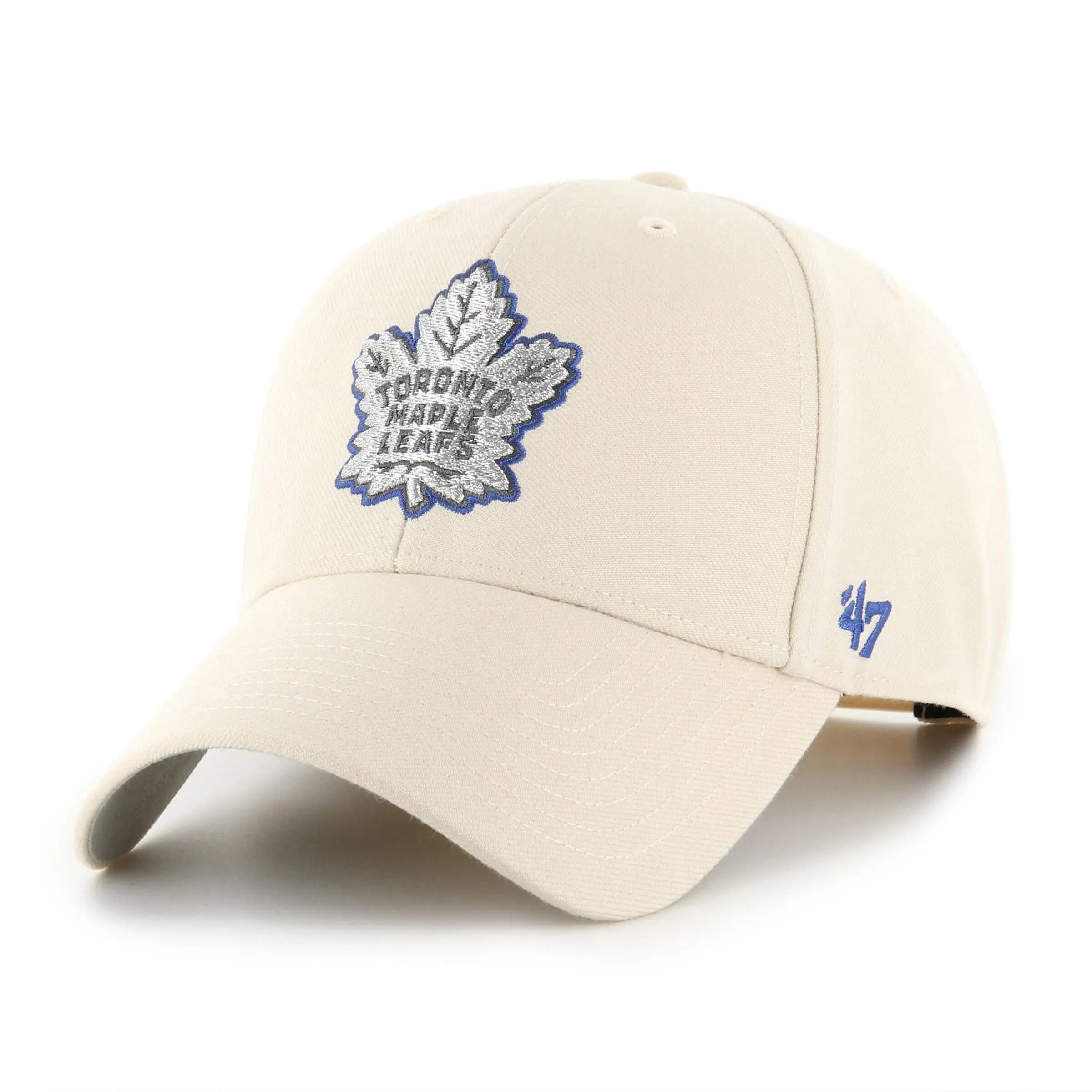 Toronto Maple Leafs Metallic Snap '47 MVP șapcă și căciulă NHL bej pentru adulți