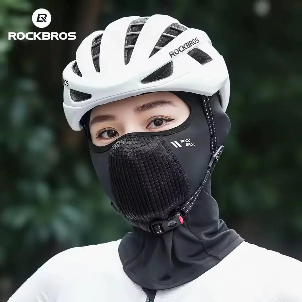 Kominiarka rowerowa motocyklowa/ rowerowa czarny LF25699 ROCKBROS 3/4