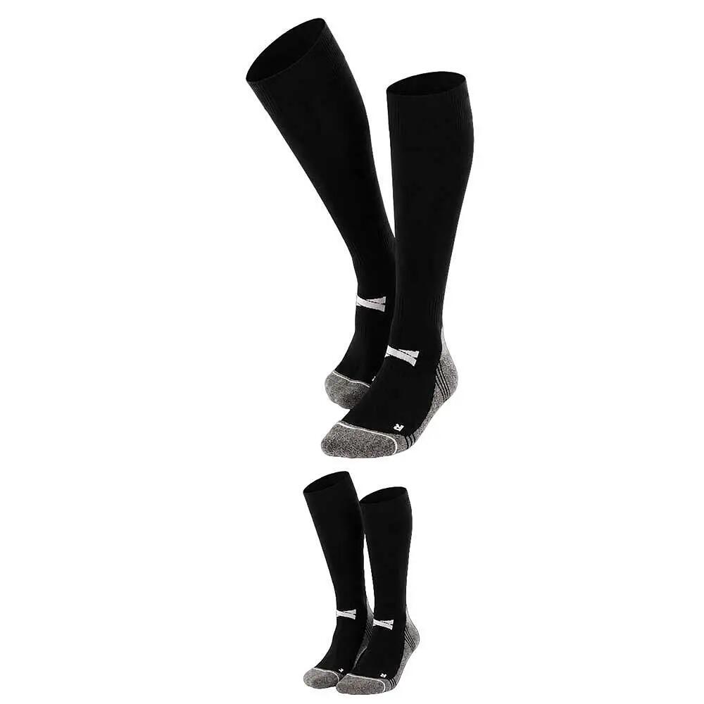 Medias de Fútbol Pro - 2 pares - Negro 4/5