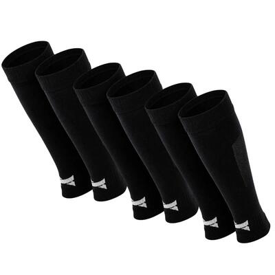 Voetbal sok sleeves pro - 6 paar - zwart