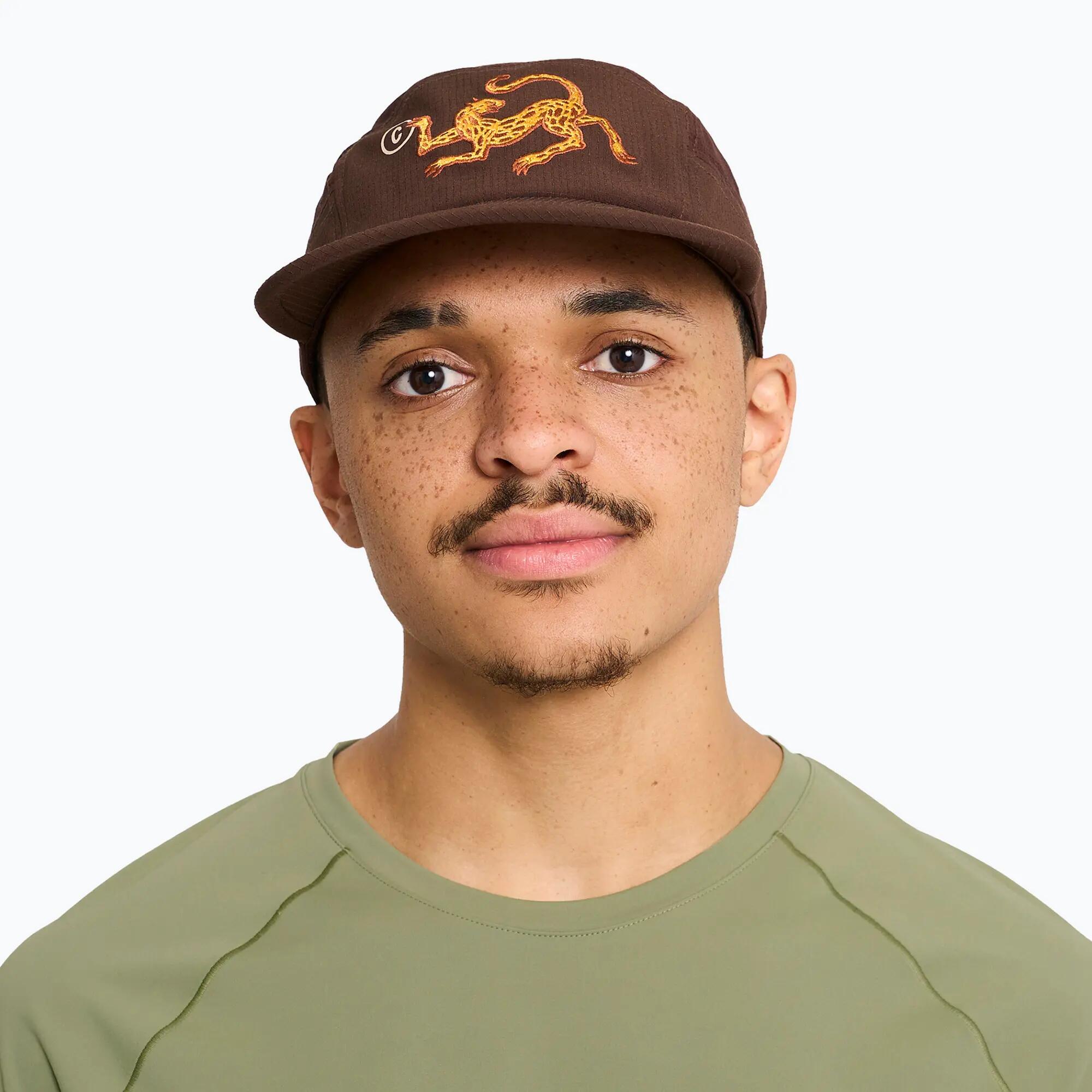 Cappellino con visiera Ciele Athletics GOCap Field Cheetah oak 4/7