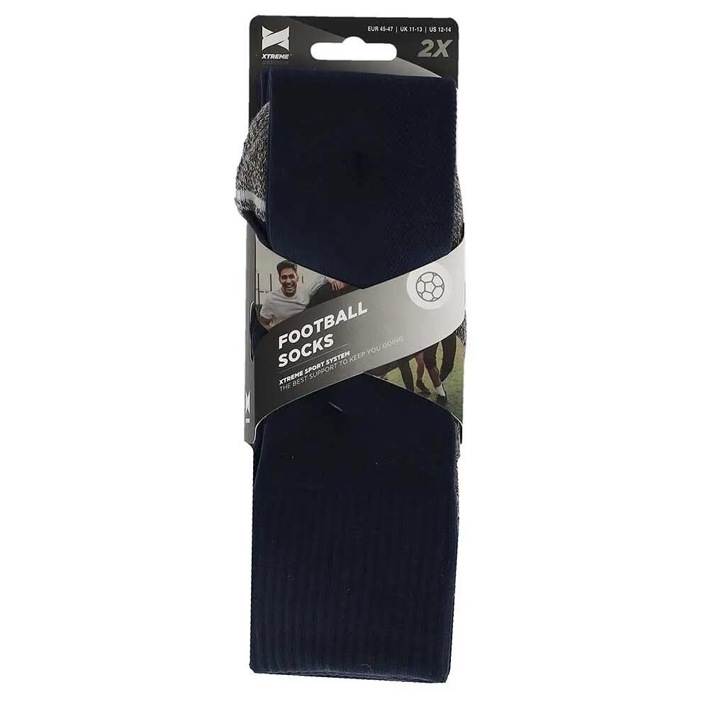 Medias de Fútbol Pro - 2 pares - Azul Marino 5/5