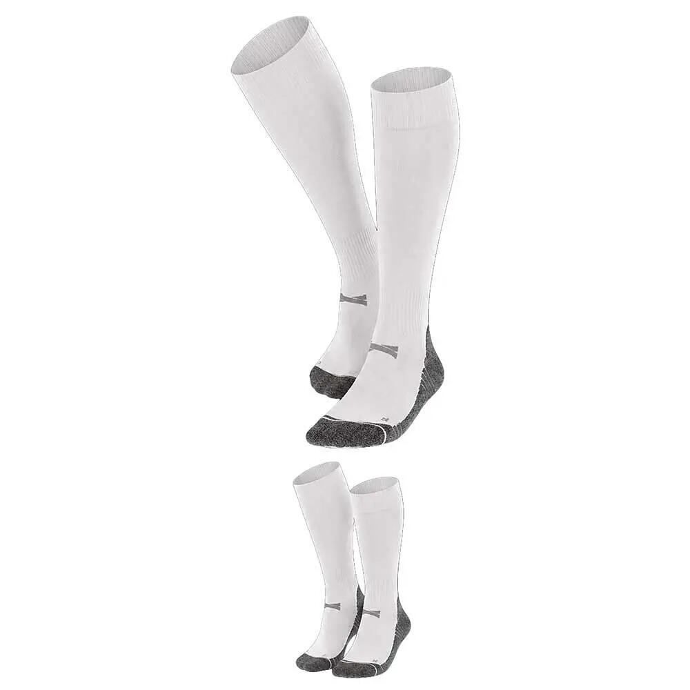 Medias de Fútbol Pro - 2 pares - Blanco 4/5