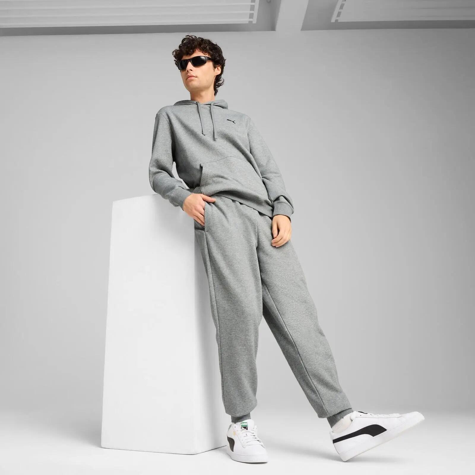 Pantalones Puma Ess Sweatpants Fl Cl, Gris, Hombre 3/5