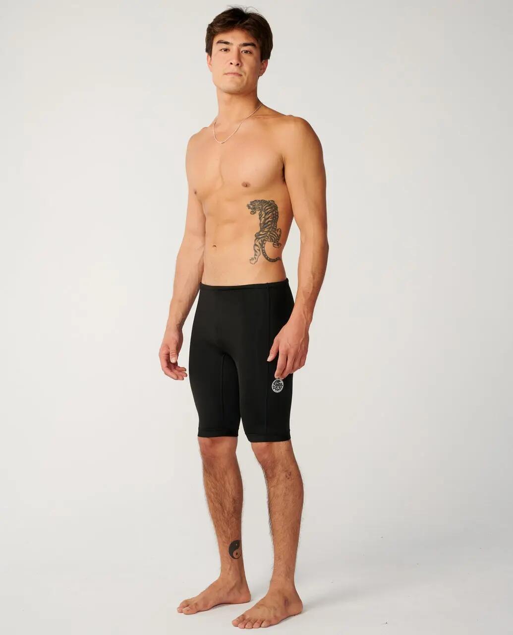 Short in neoprene da surf Uomo Dawn Patrol 1 mm - Noir 2/5