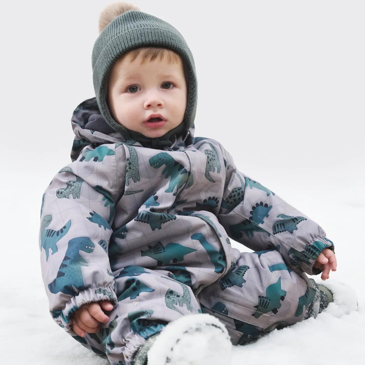 Kleinkinder Schneeoverall Deep Lichen Green 5/5