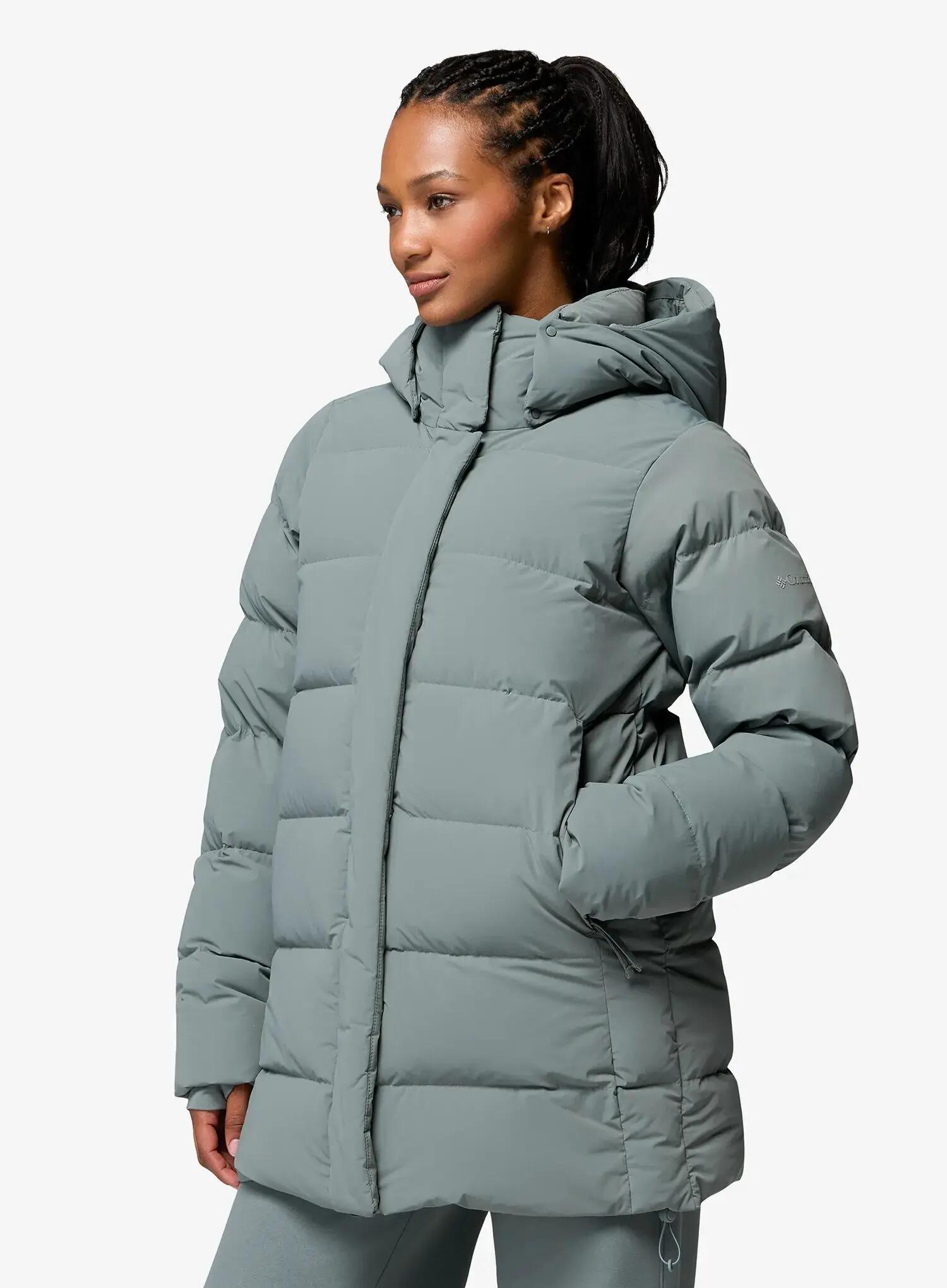 Kurtka puchowa damska Columbia Amaze Puff Mid Hooded Jacket 4/7