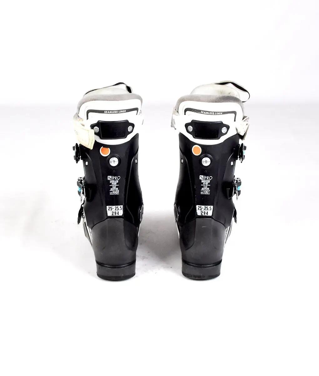 RECONDITIONNE - Chaussure de ski Occasion Salomon S/Pro R90 W (noire) - BON 2/2