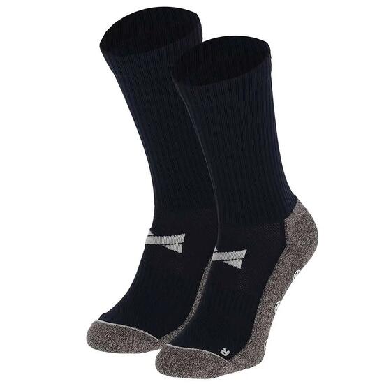 Chaussettes Grip Football Pro - 2 paires - Bleu Marine
